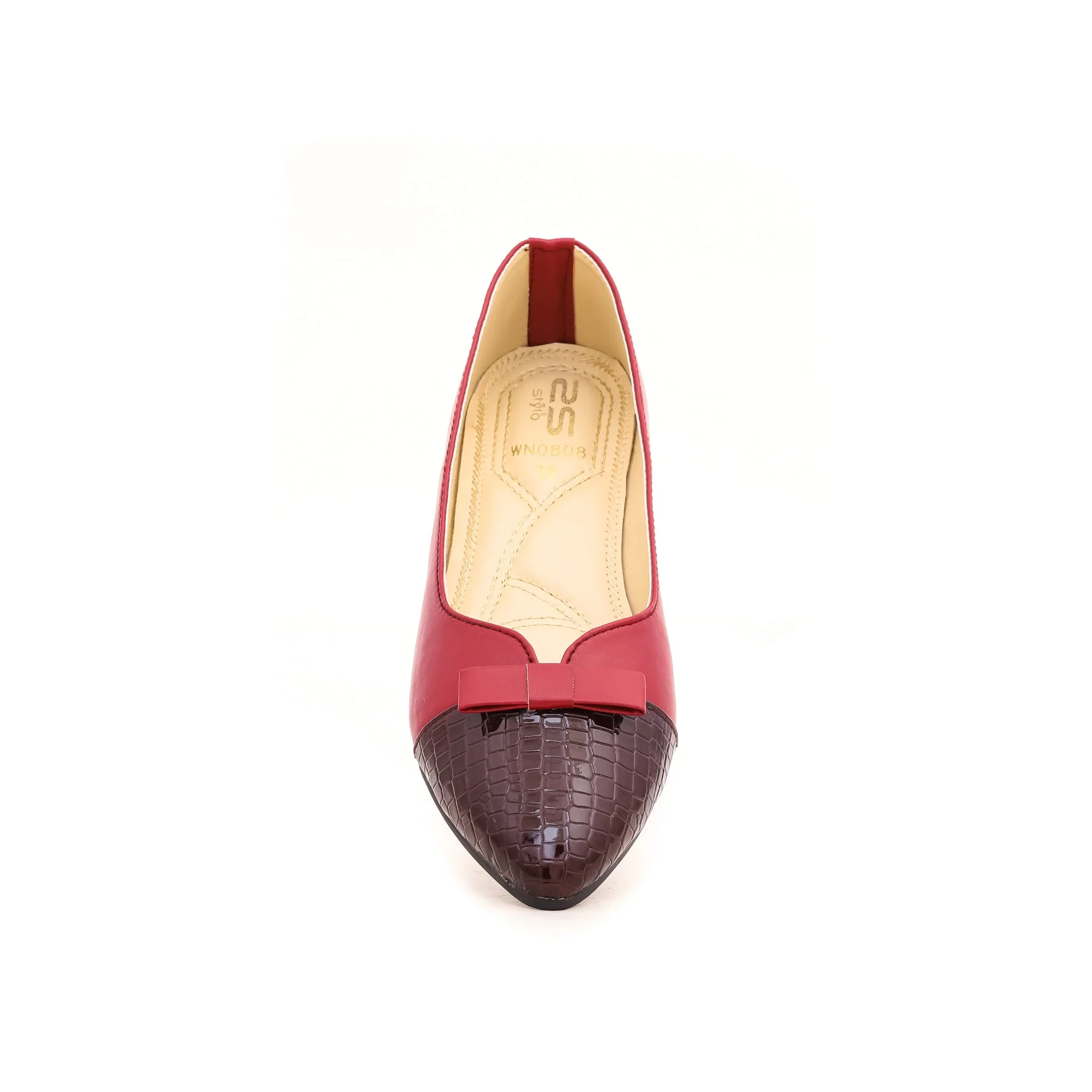 Maroon Pumps WN0808 - Image 3