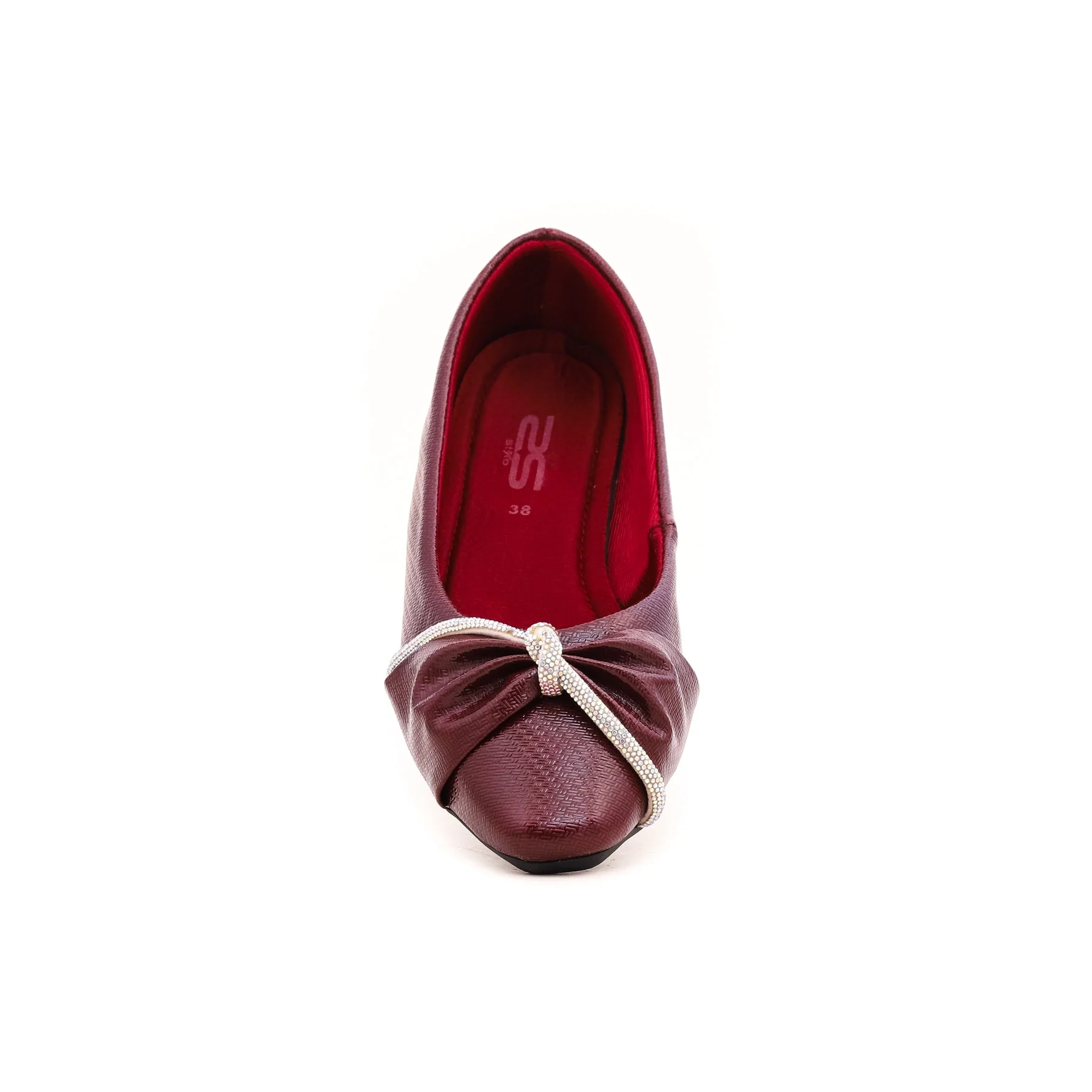 Maroon Pumps WN0895 - Image 3