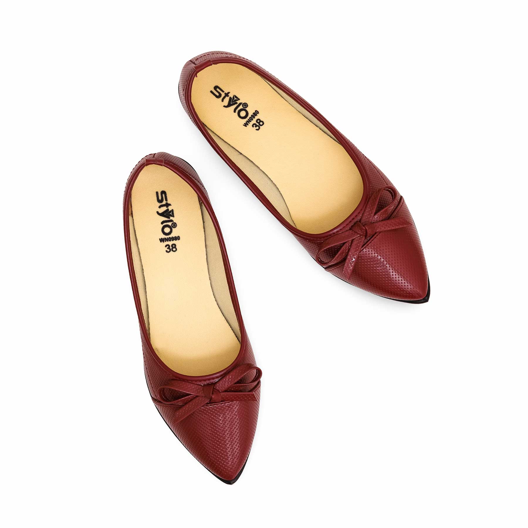Maroon Pumps WN0980 - Image 4