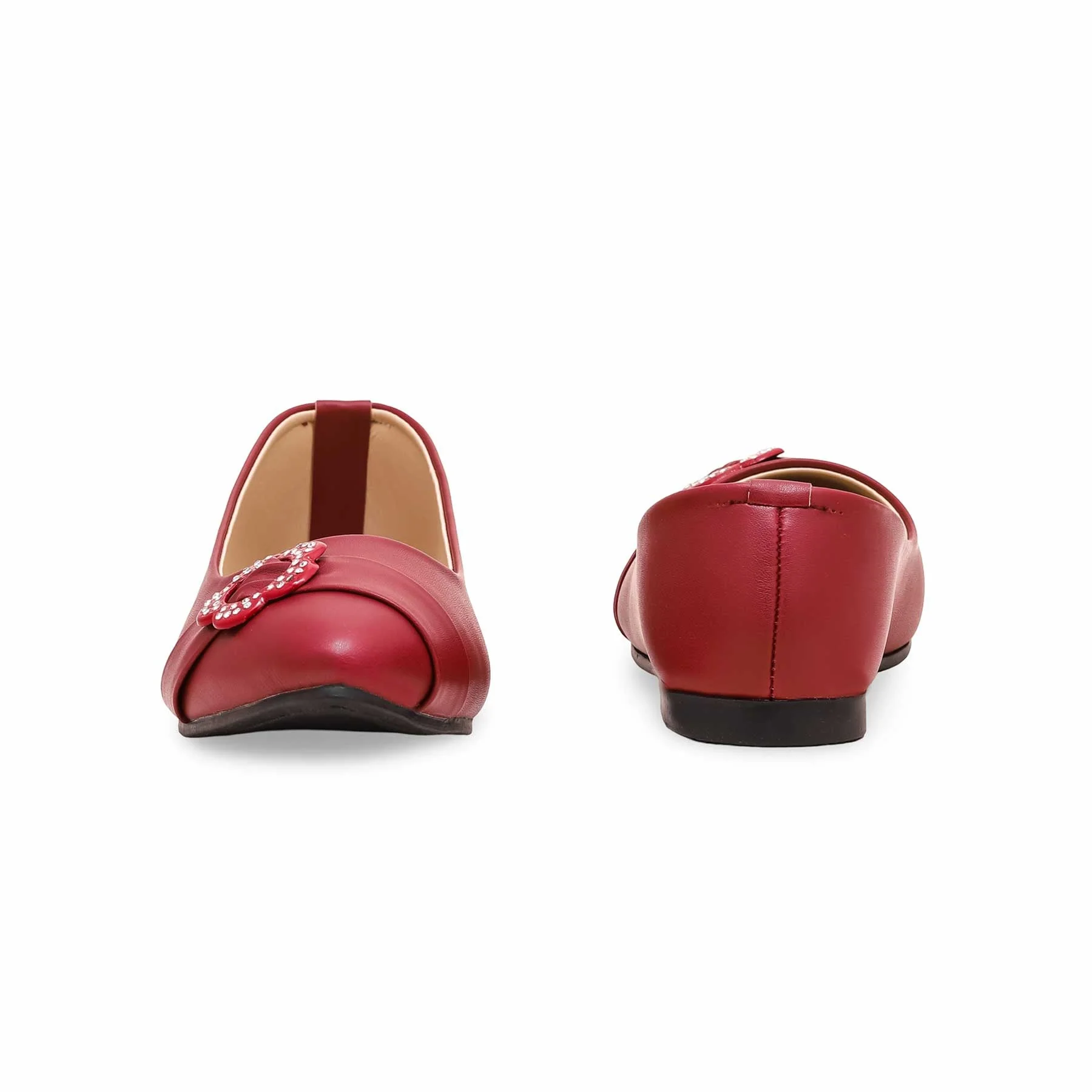 Maroon Pumps WN0984 - Image 3