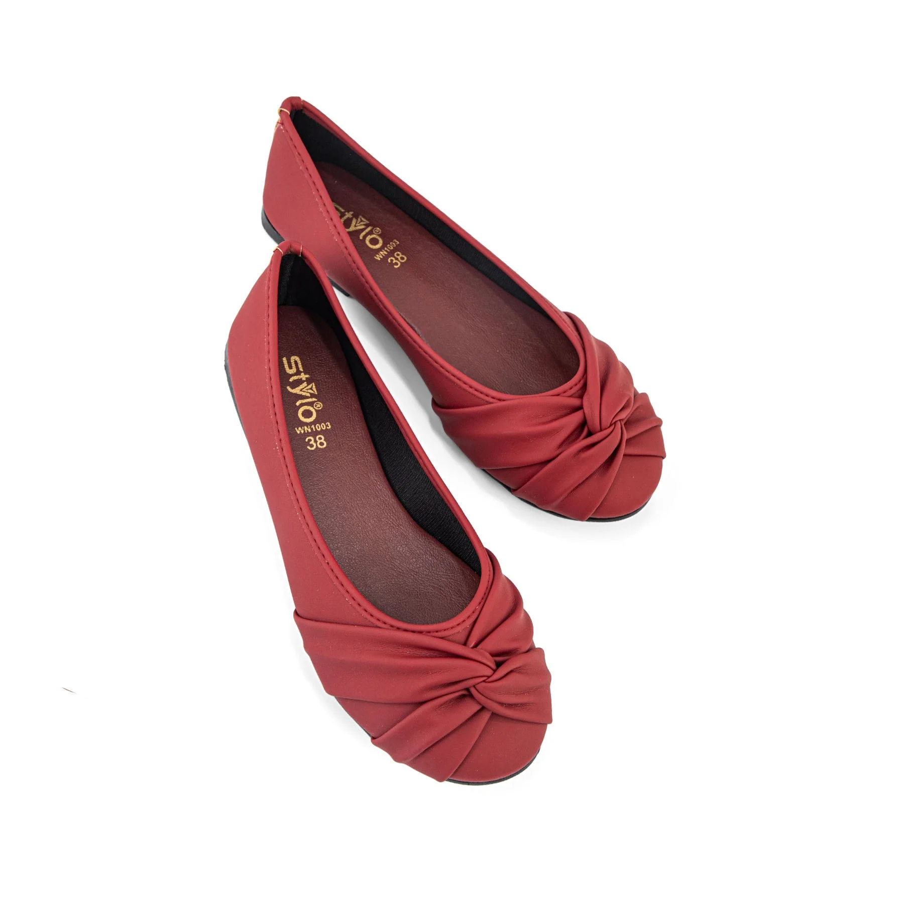 Maroon Pumps WN1003 - Image 4