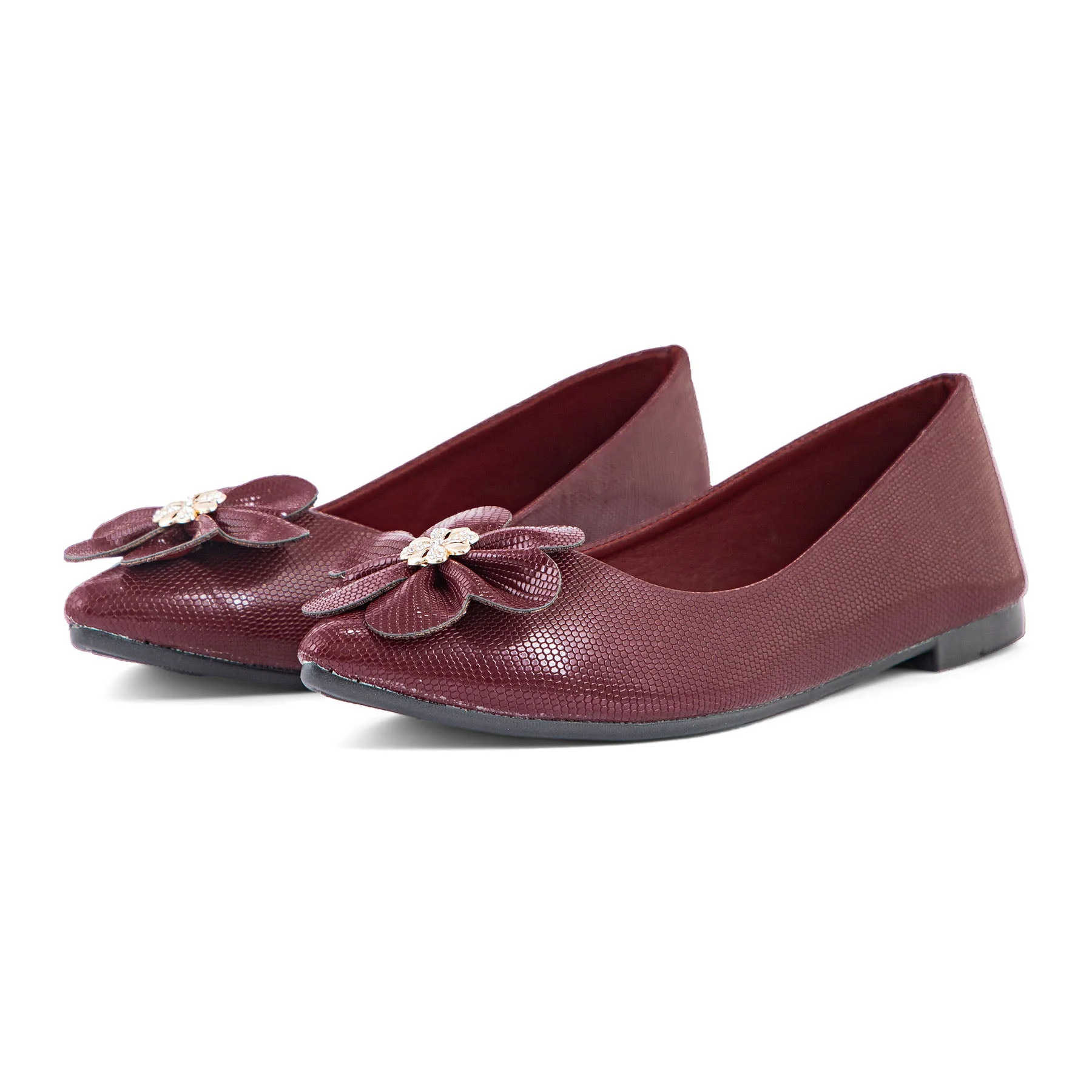 Maroon Pumps WN1006 - Image 2