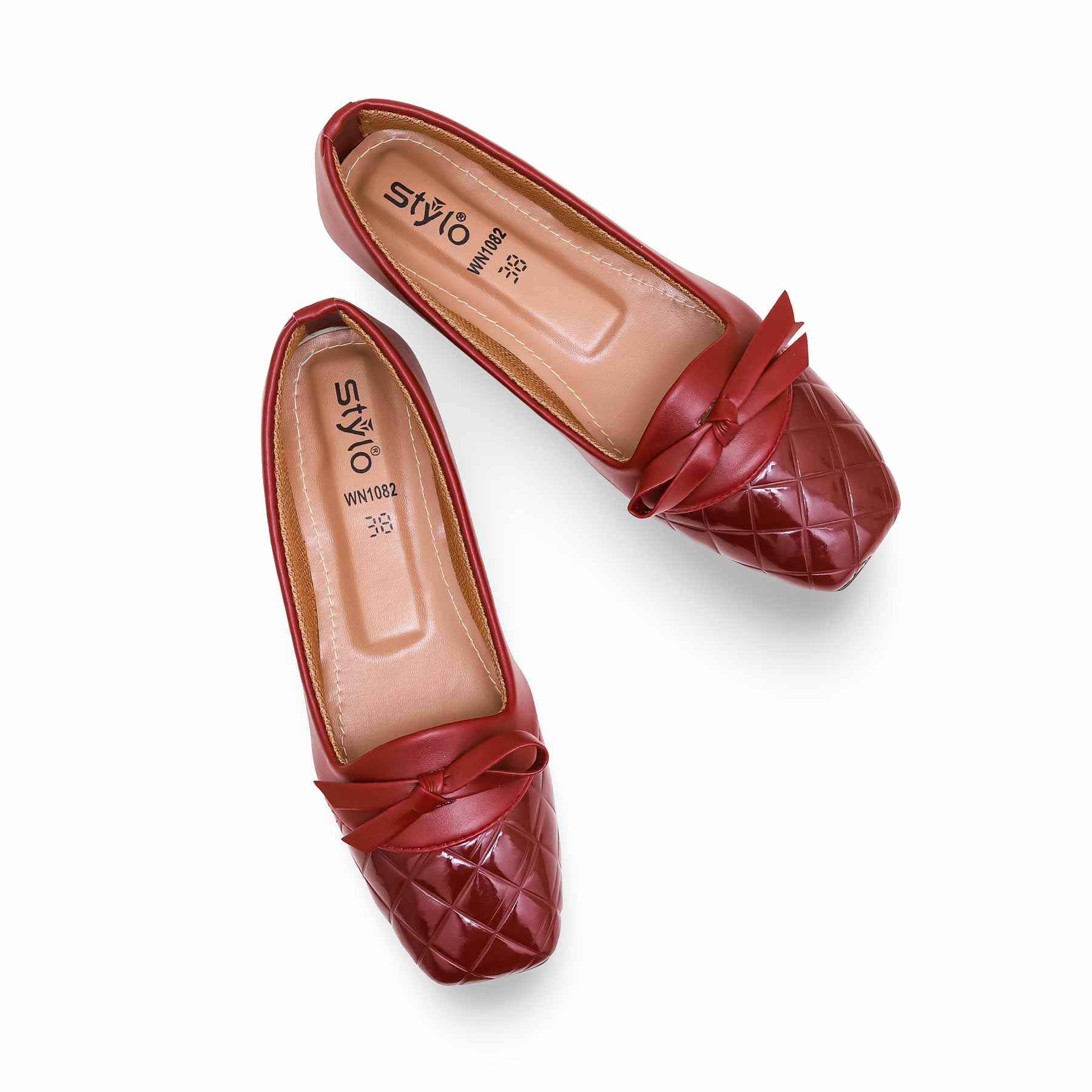 Maroon Pumps WN1082 - Image 4