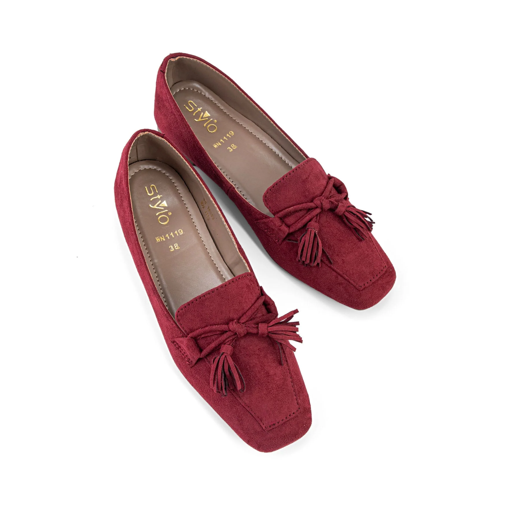 Maroon Pumps WN1119 - Image 4