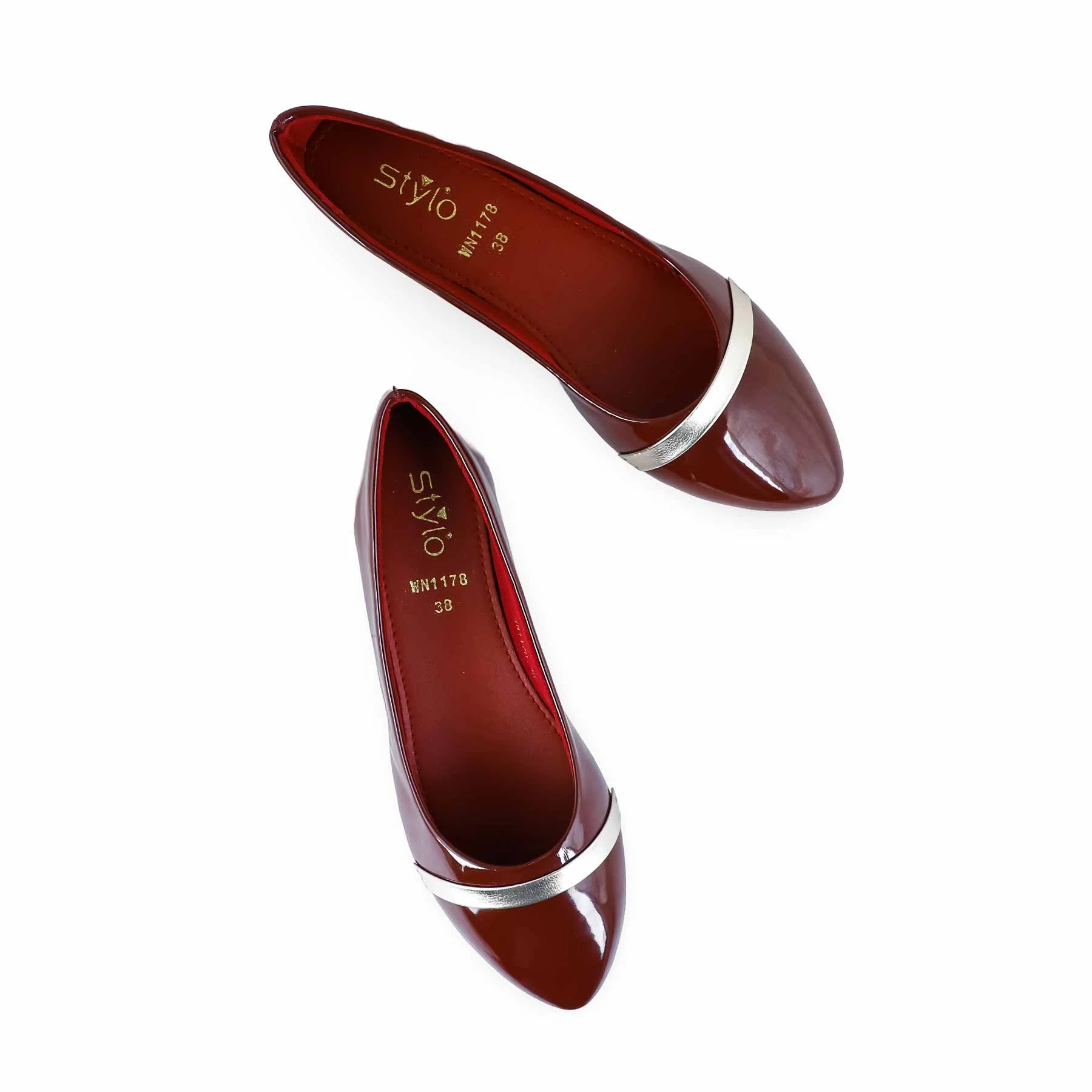Maroon Pumps WN1178 - Image 5