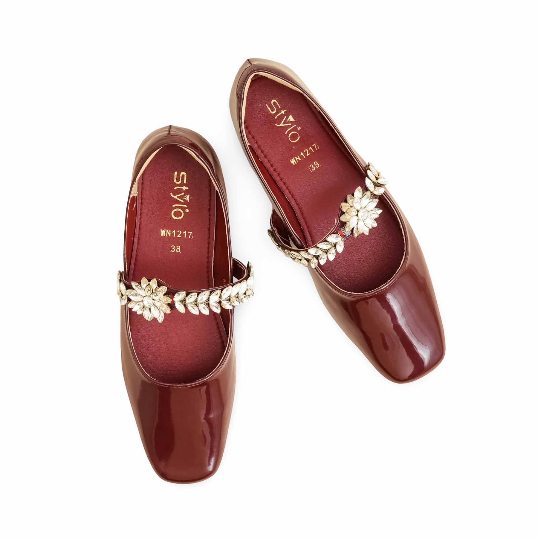 Maroon Pumps WN1217 - Image 5