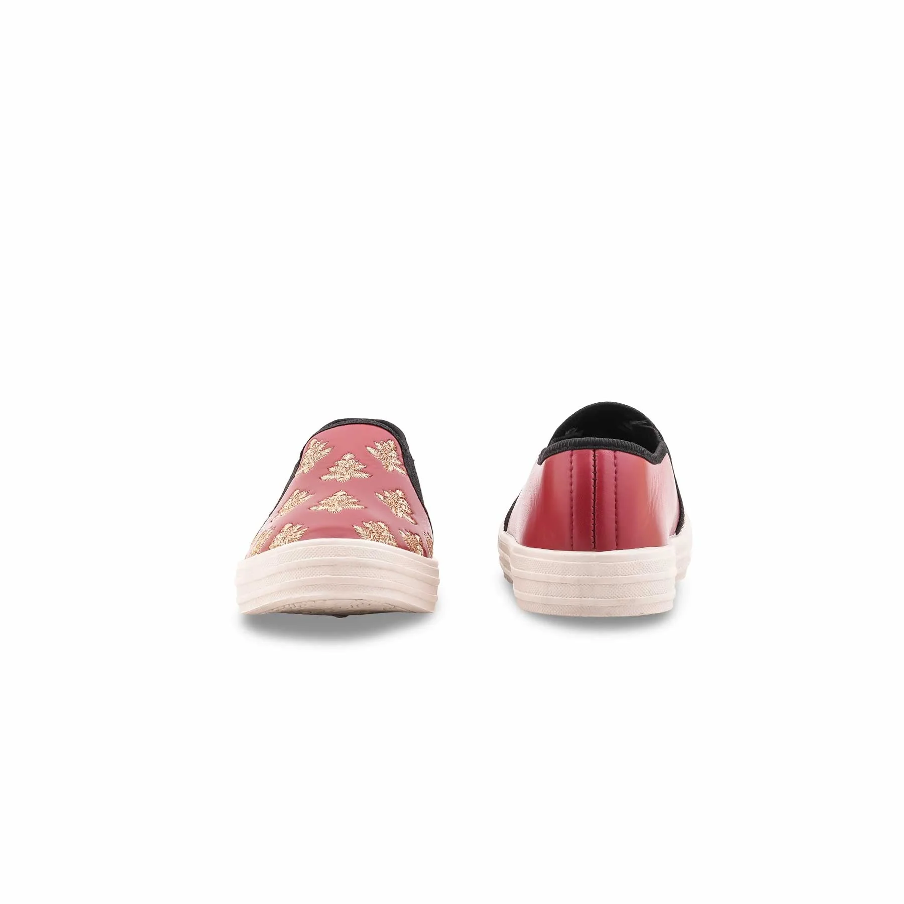 Maroon Sneaker For Ladies WN6205 - Image 18