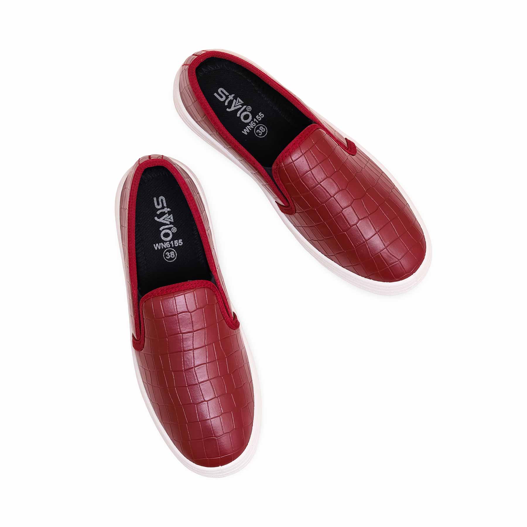 Maroon Sneaker WN6155 - Image 4