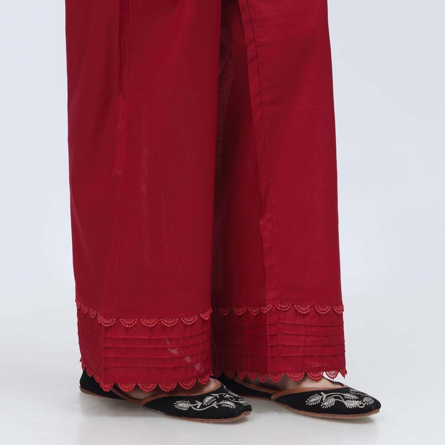 Maroon Striper Broshia Straight Fit Trouser PW3622 - Image 2