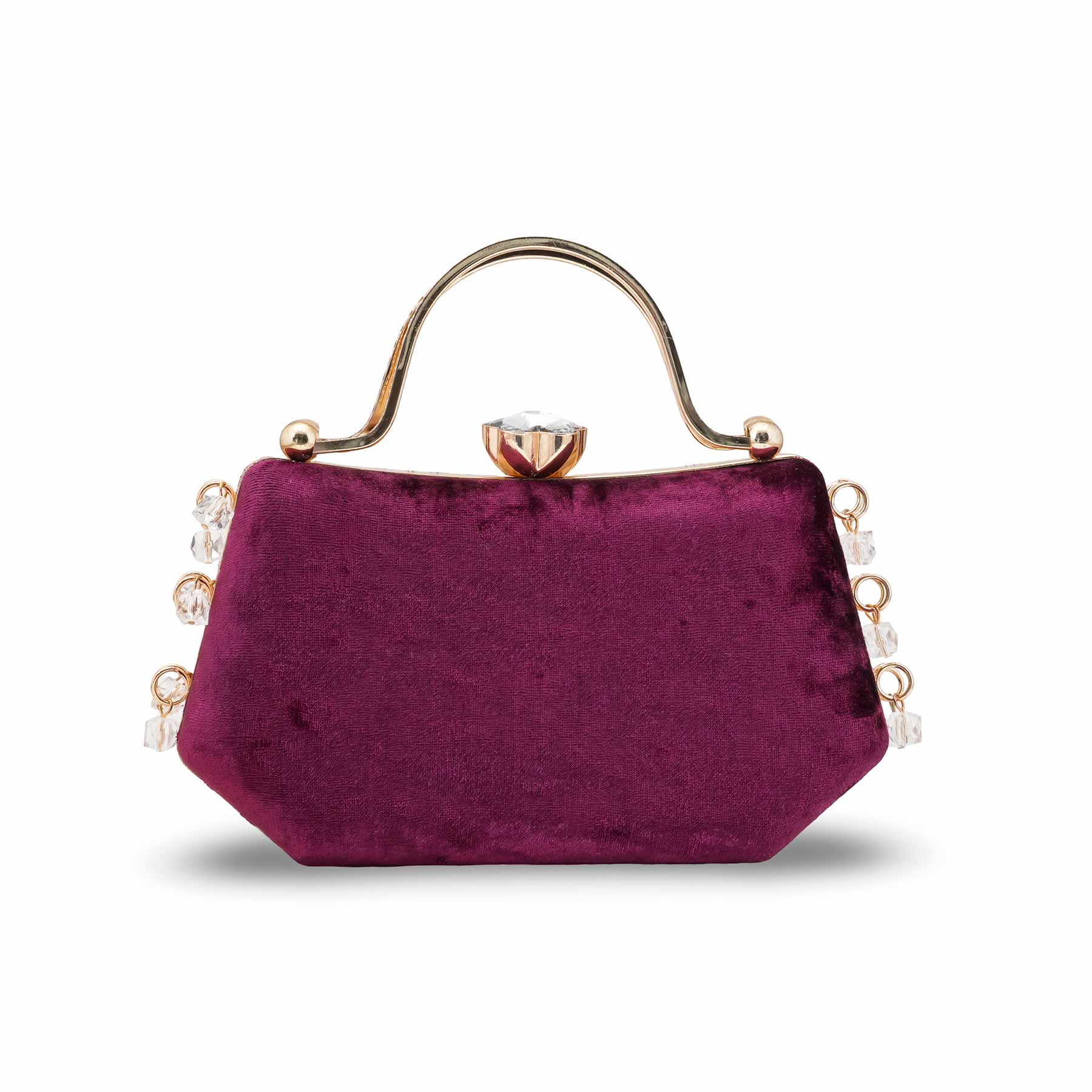 Maroon Women Fancy Clutch P15715 - Image 2