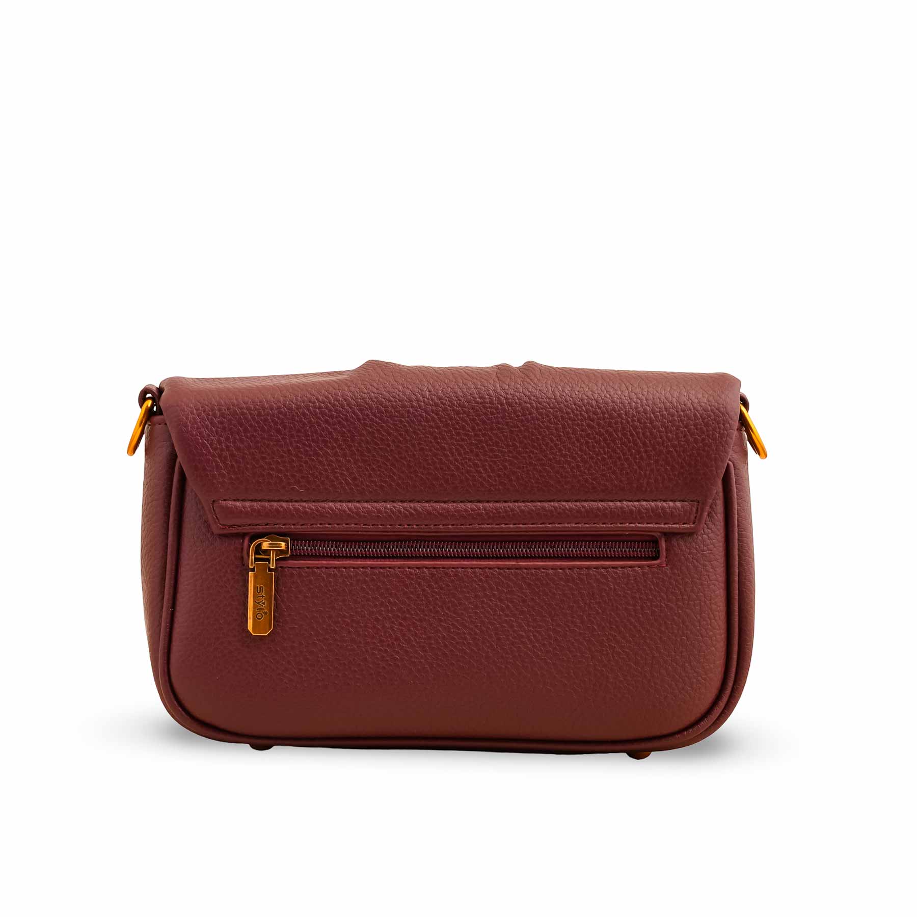 Maroon Women Formal Shoulder Bag P36375 - Image 4