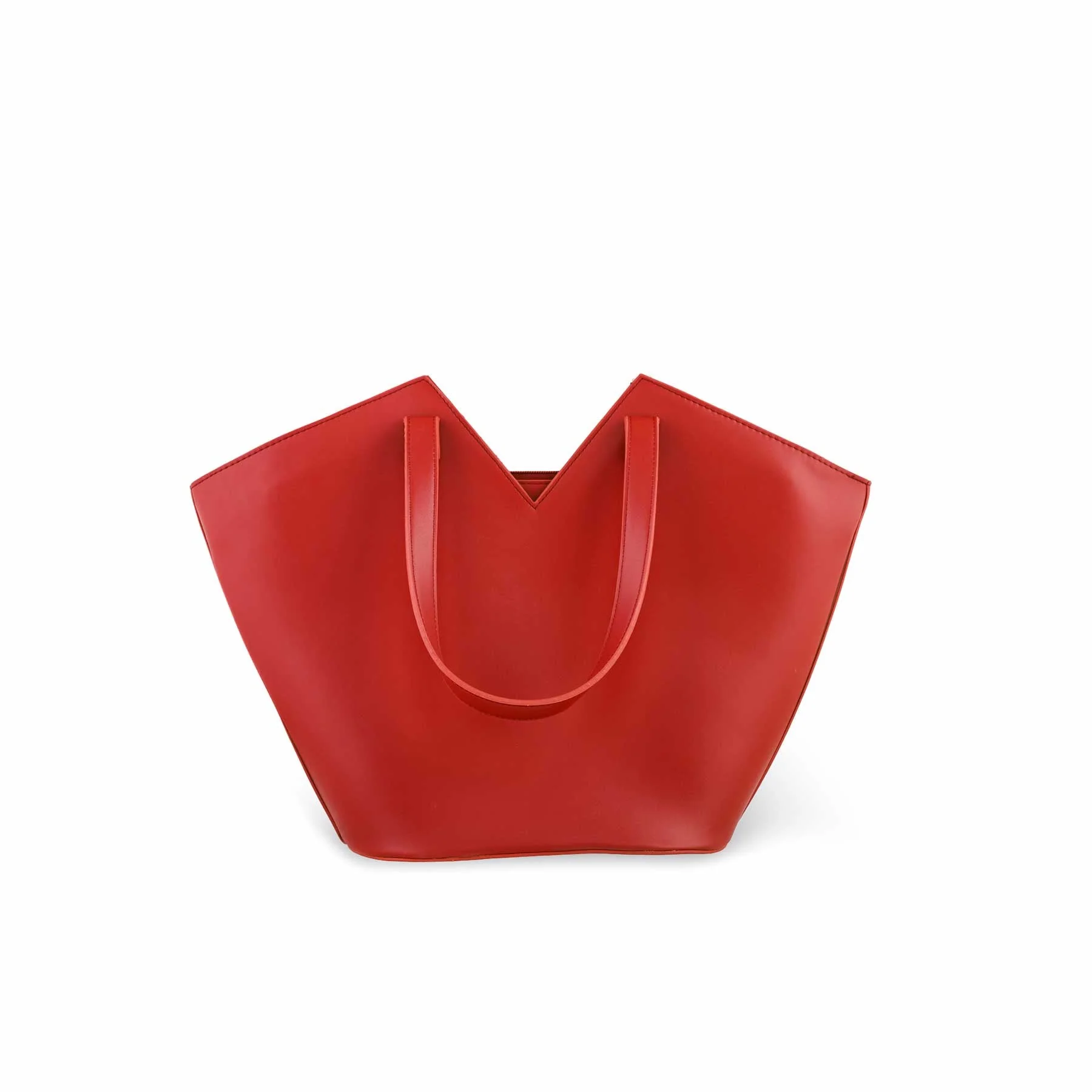Maroon Women Formal Shoulder Bag P55669 - Image 2