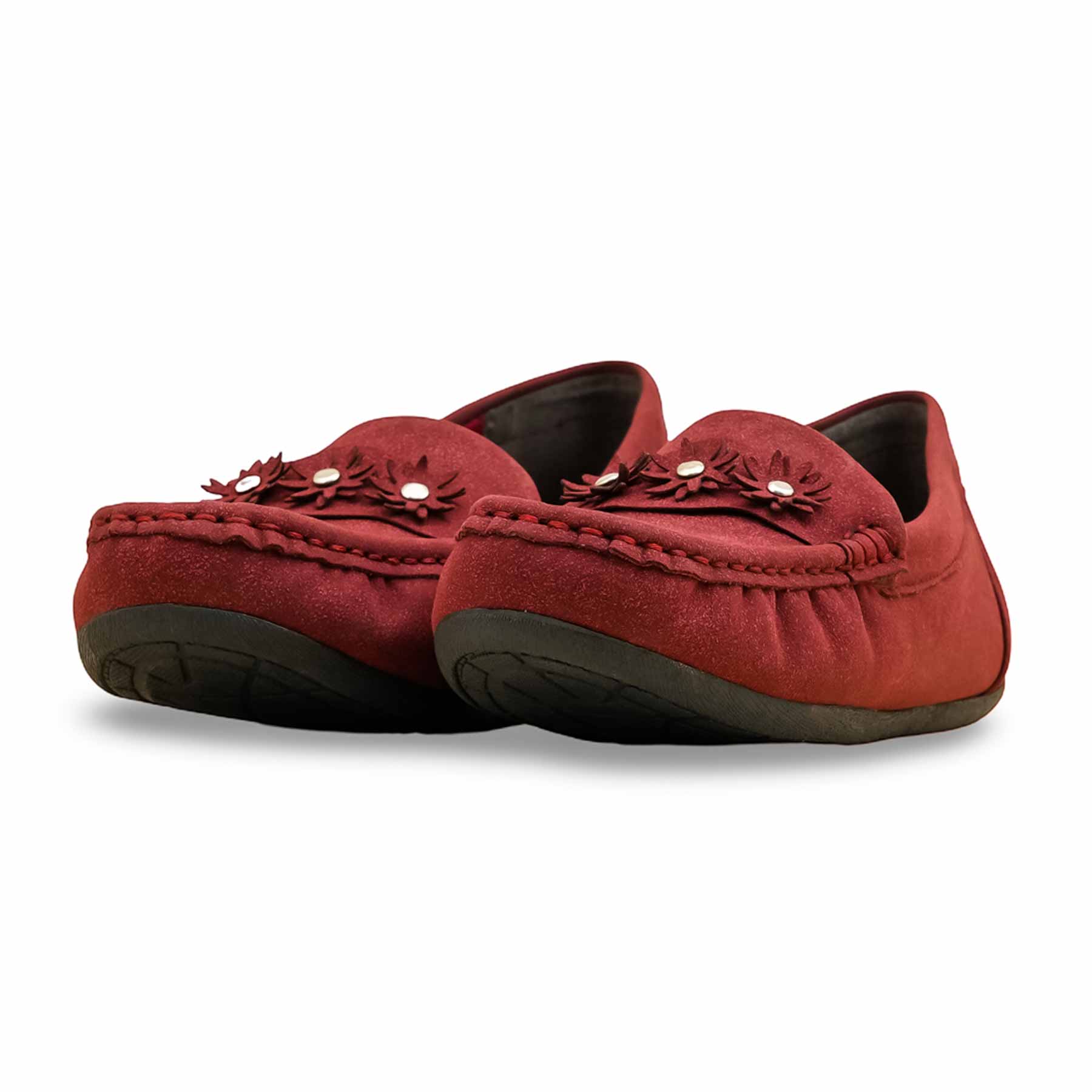 Maroon Women Moccasin WN4489 - Image 3