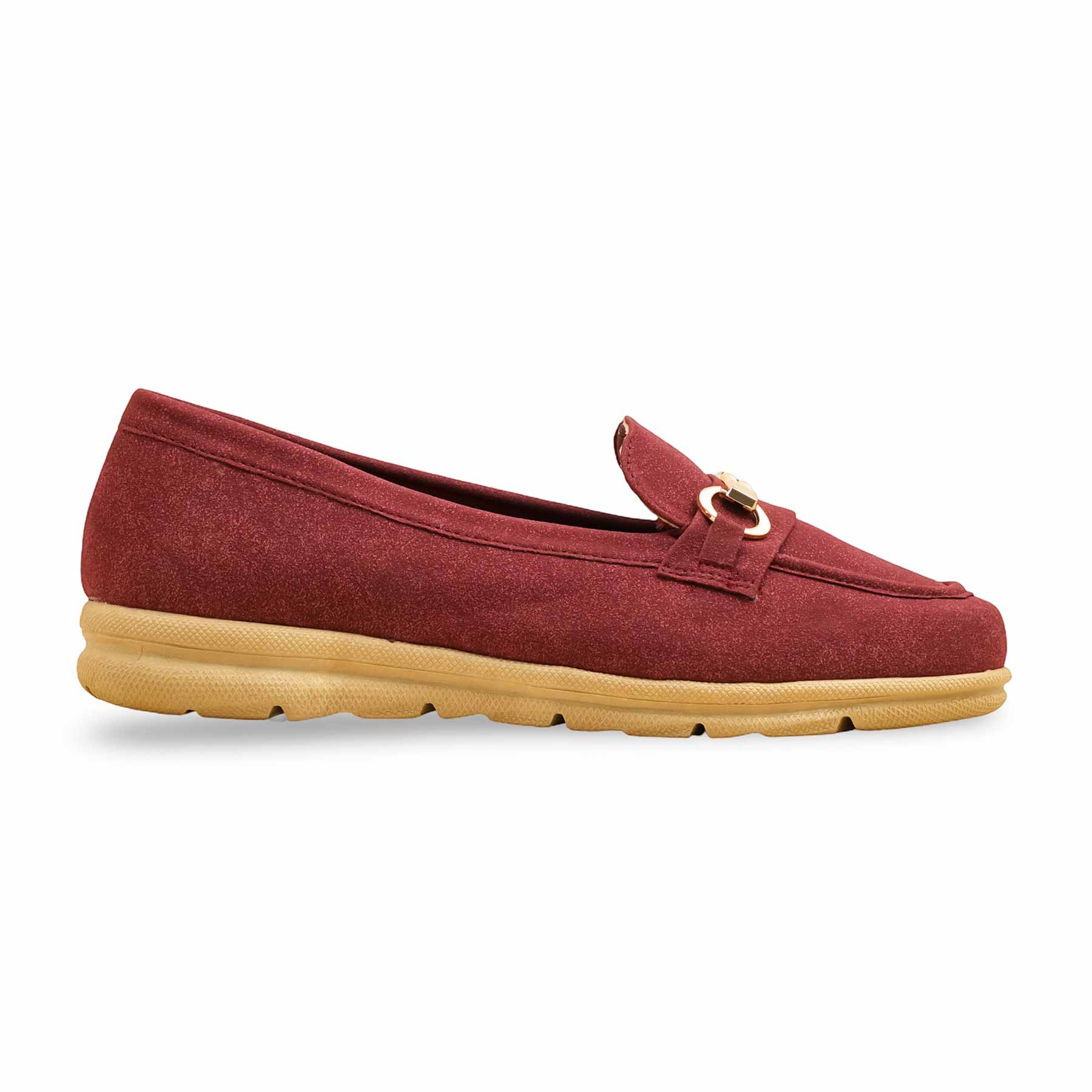 Maroon Women Moccasin WN4537 - Image 2