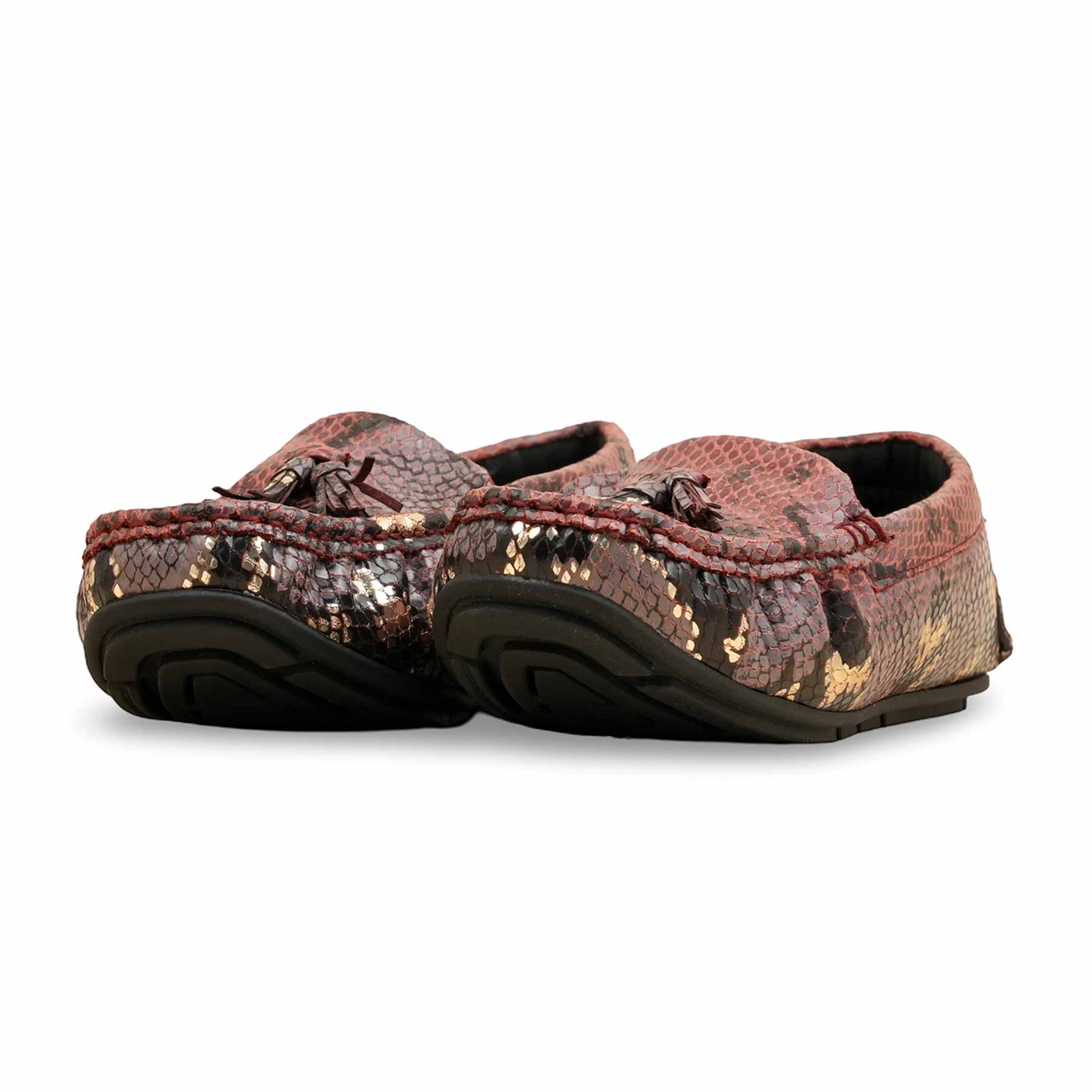 Maroon Women Moccasin WN4550 - Image 3