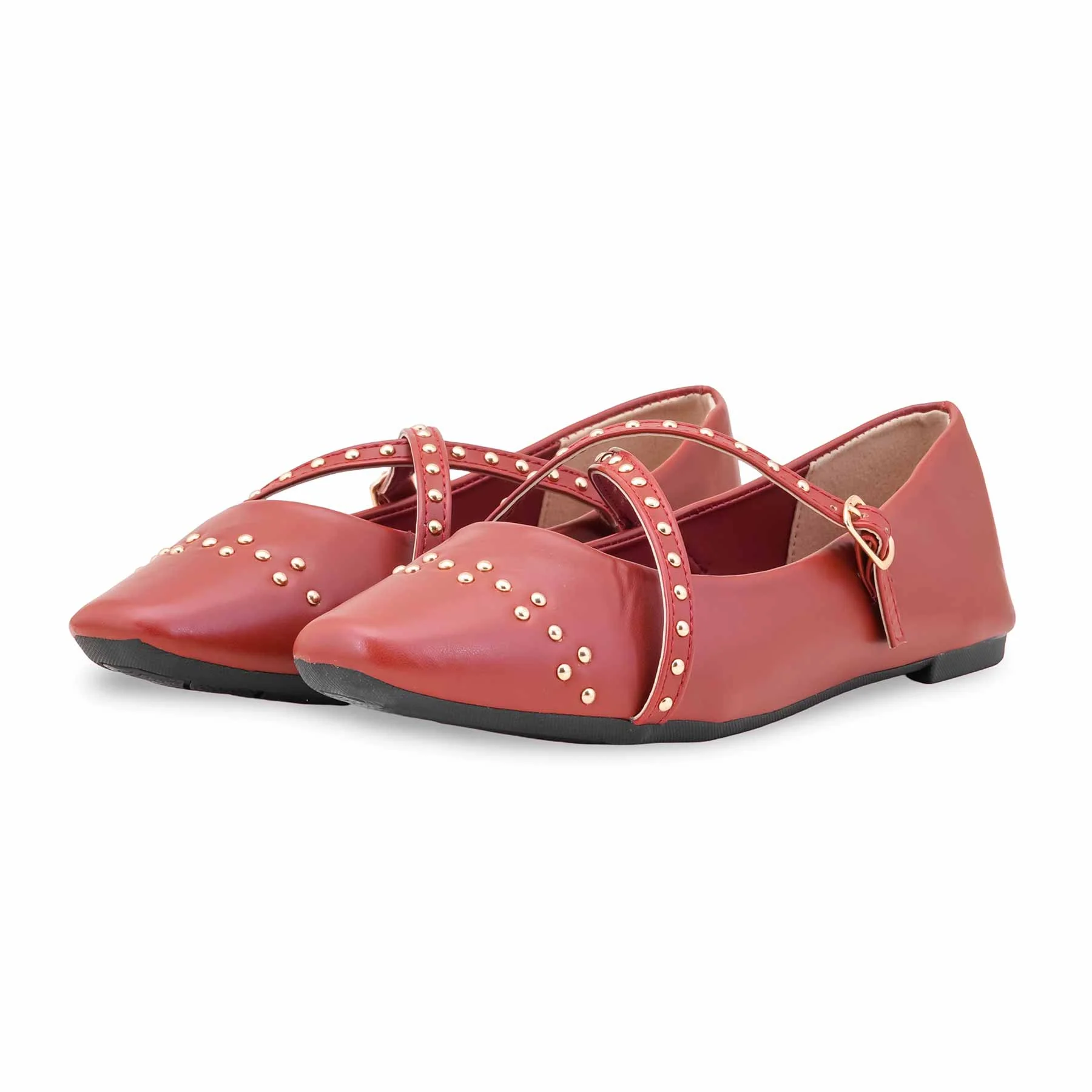 Maroon Women Pumps WN1211 - Image 3