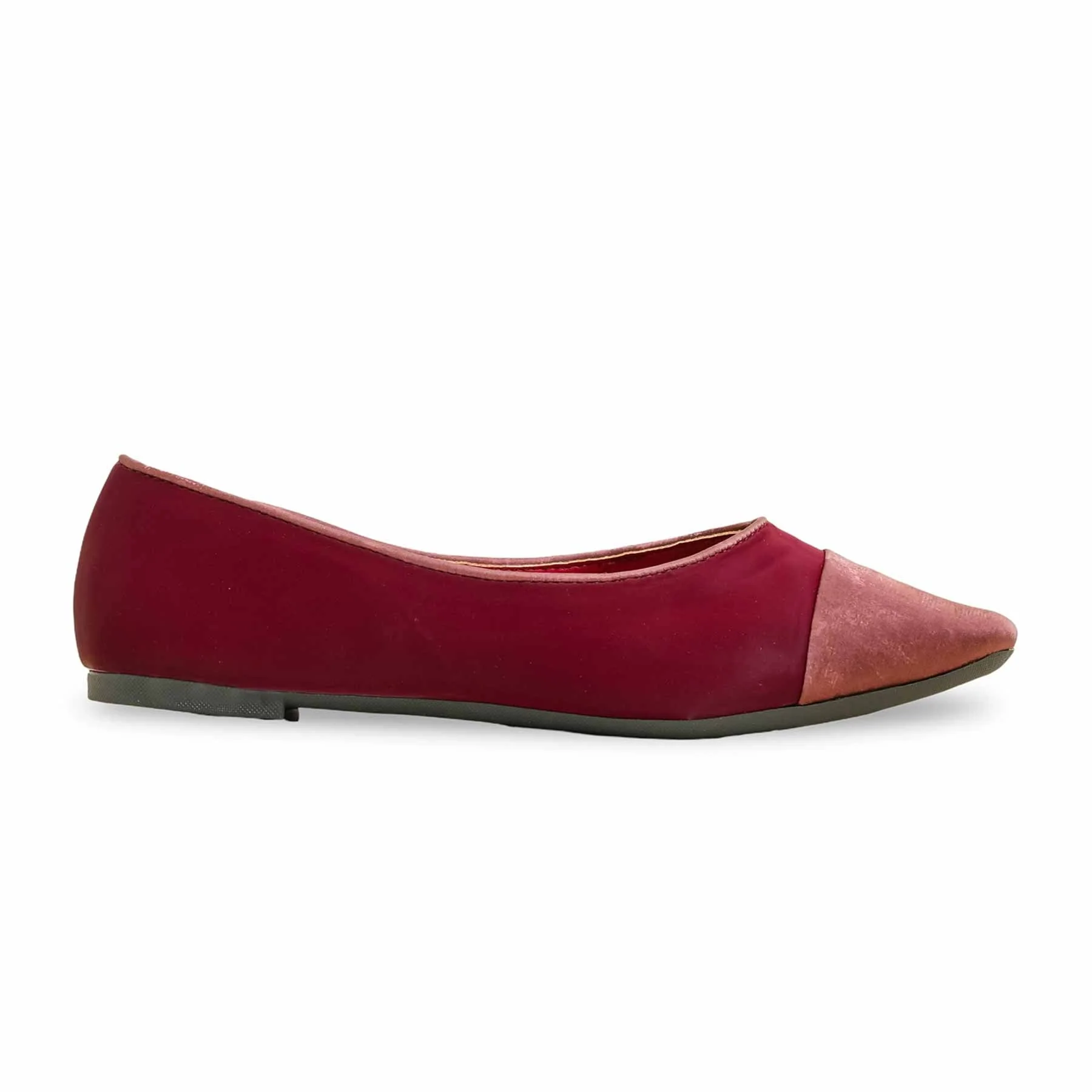 Maroon Women Pumps WN1249 - Image 2