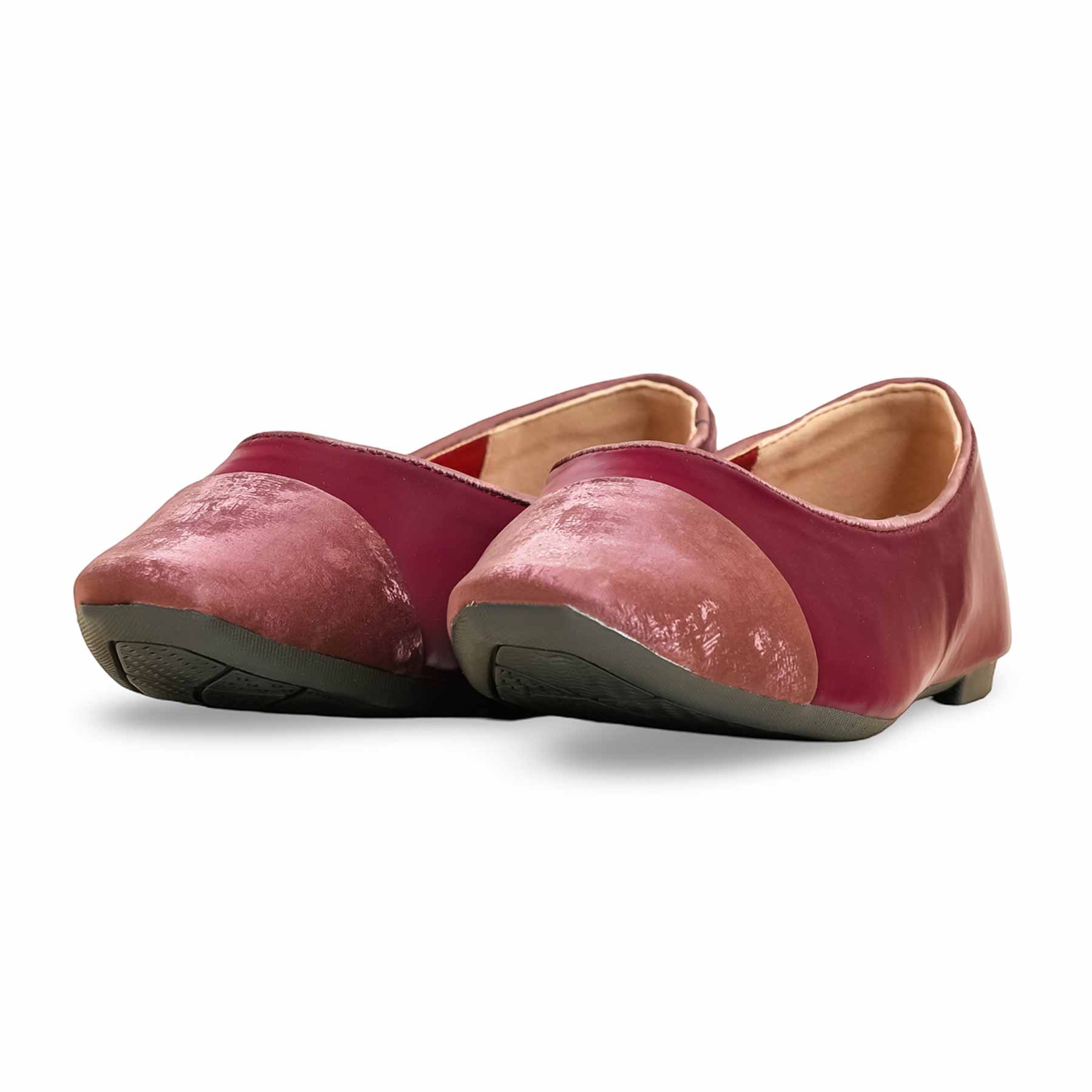 Maroon Women Pumps WN1249 - Image 3