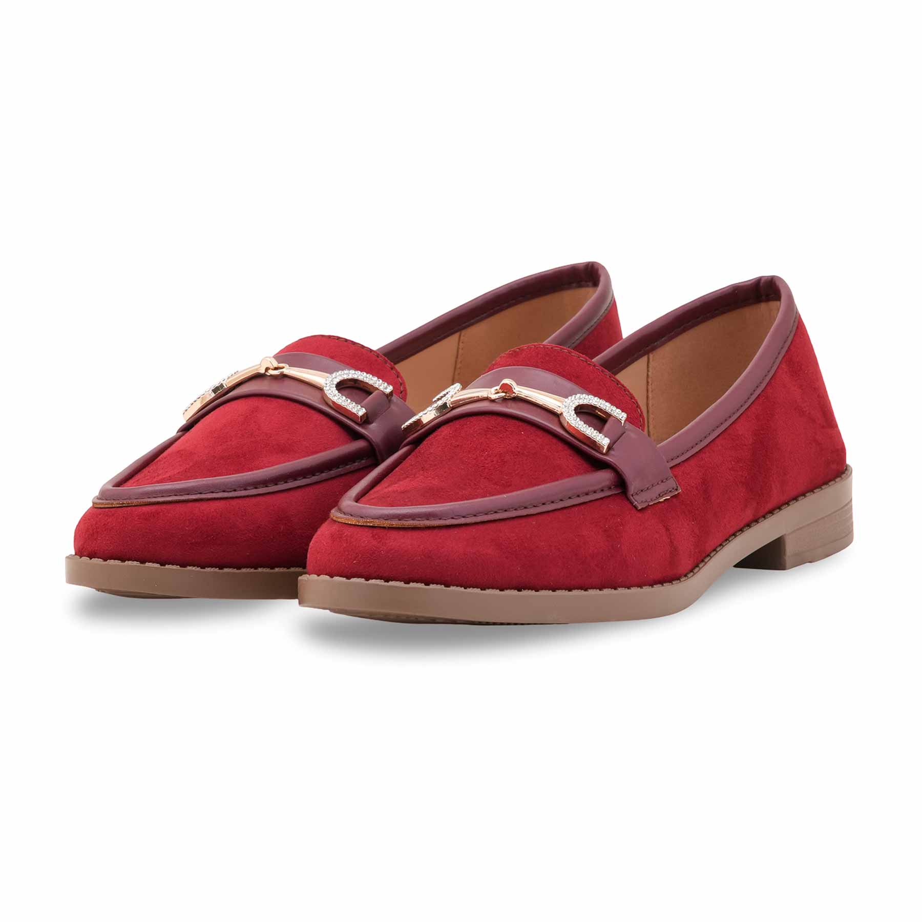 Maroon Women Pumps WN1334 - Image 3