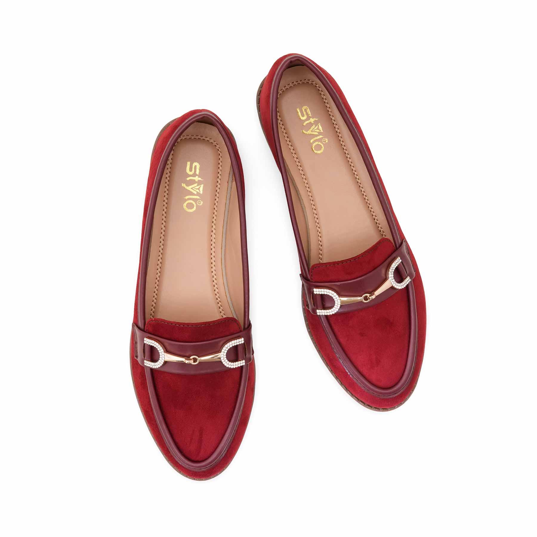 Maroon Women Pumps WN1334 - Image 5