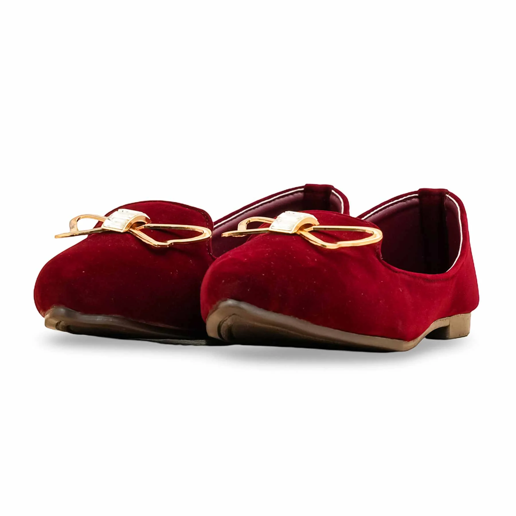Maroon Women Pumps WN1340 - Image 3