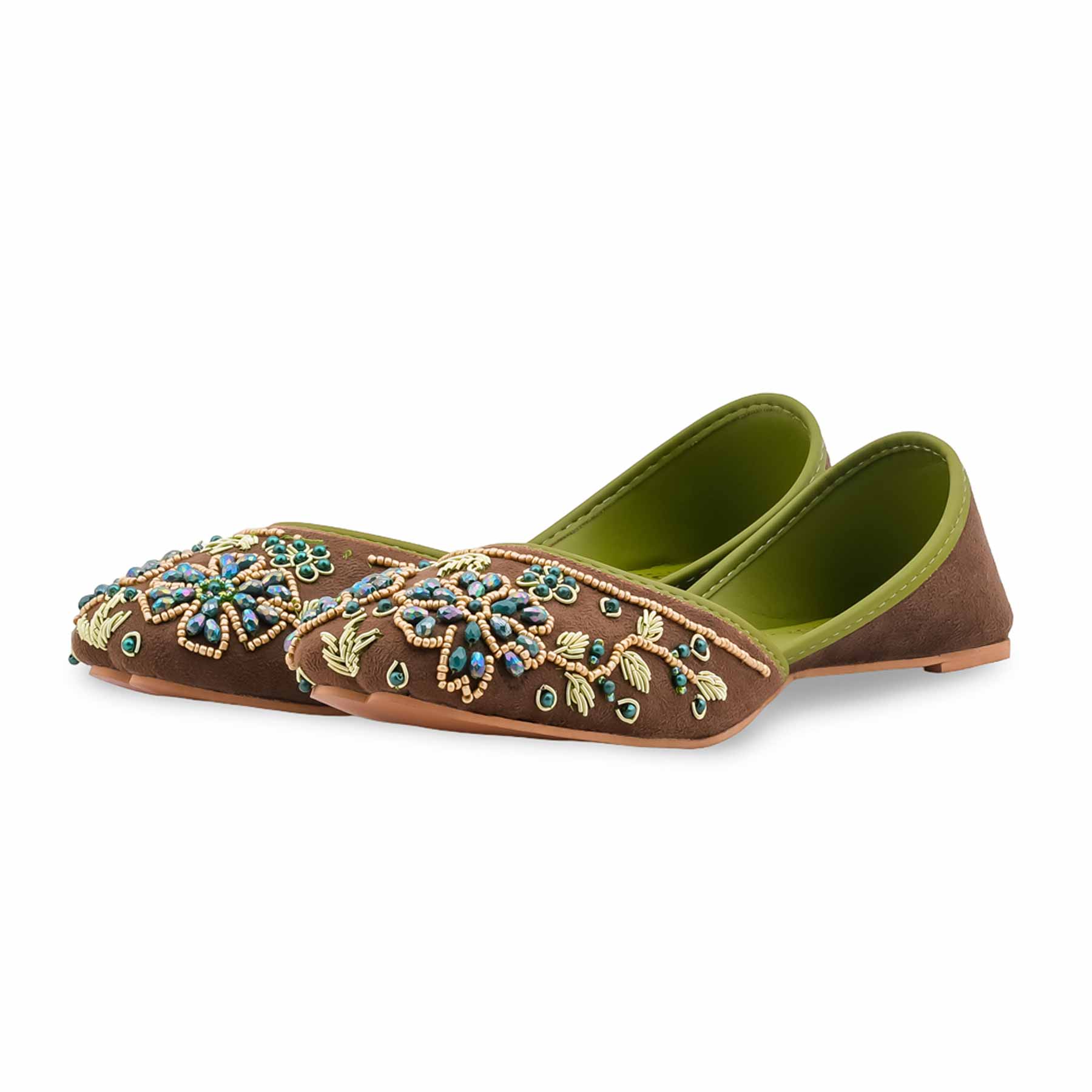 Mehndi Fancy Khussa For Ladies EC8617 - Image 3