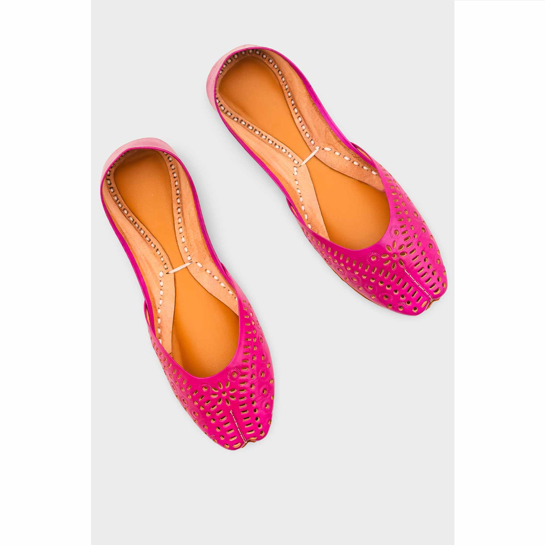 Mejunda Leather Khussa For Women EC8713 - Image 5