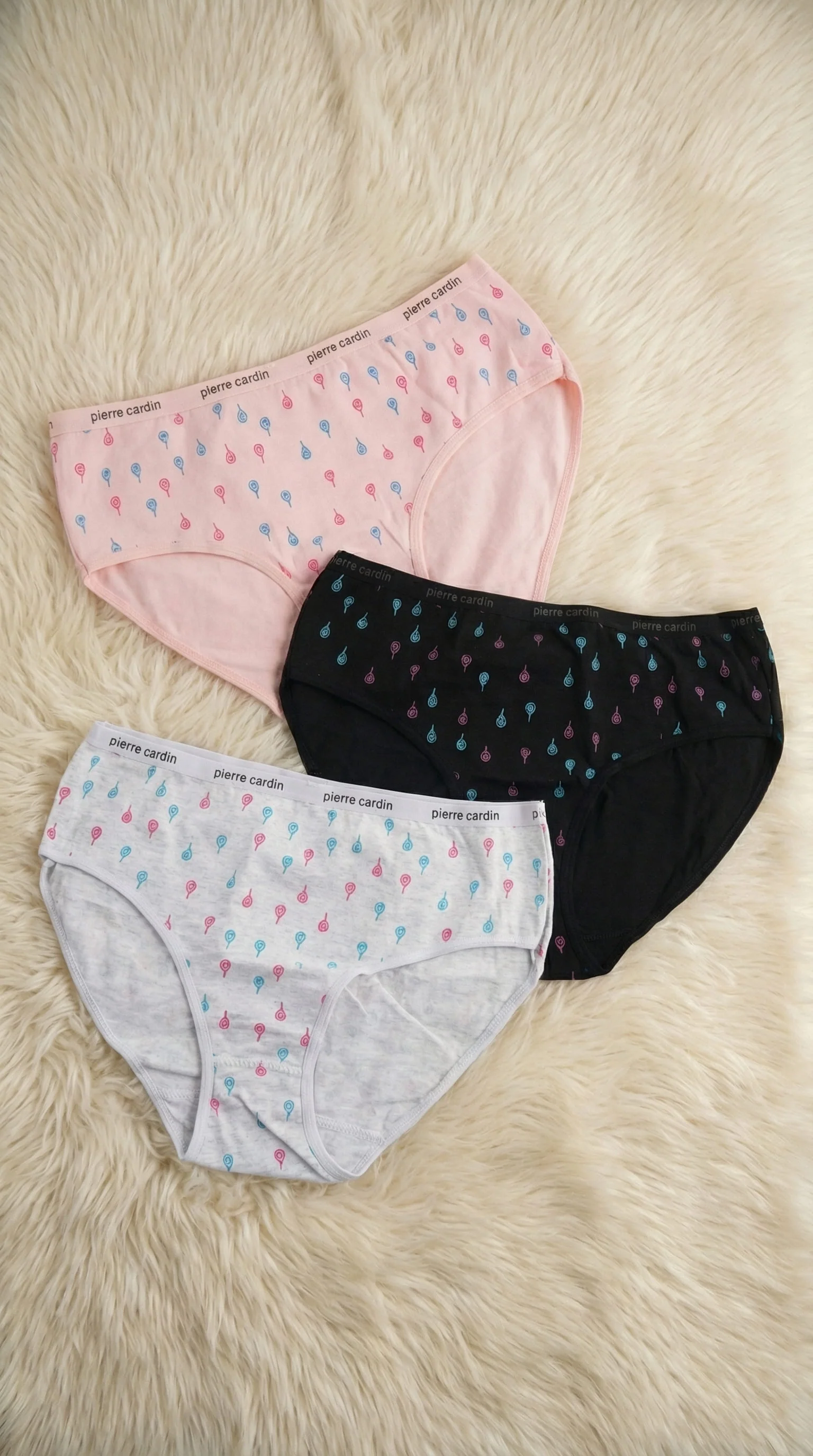 Multy Pack Of Three Full Brief Panties LP0021