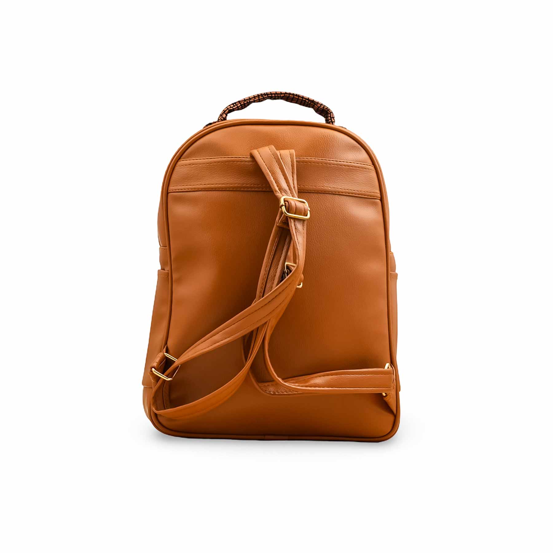 Mustard Casual Backpack For Women P56273 - Image 4