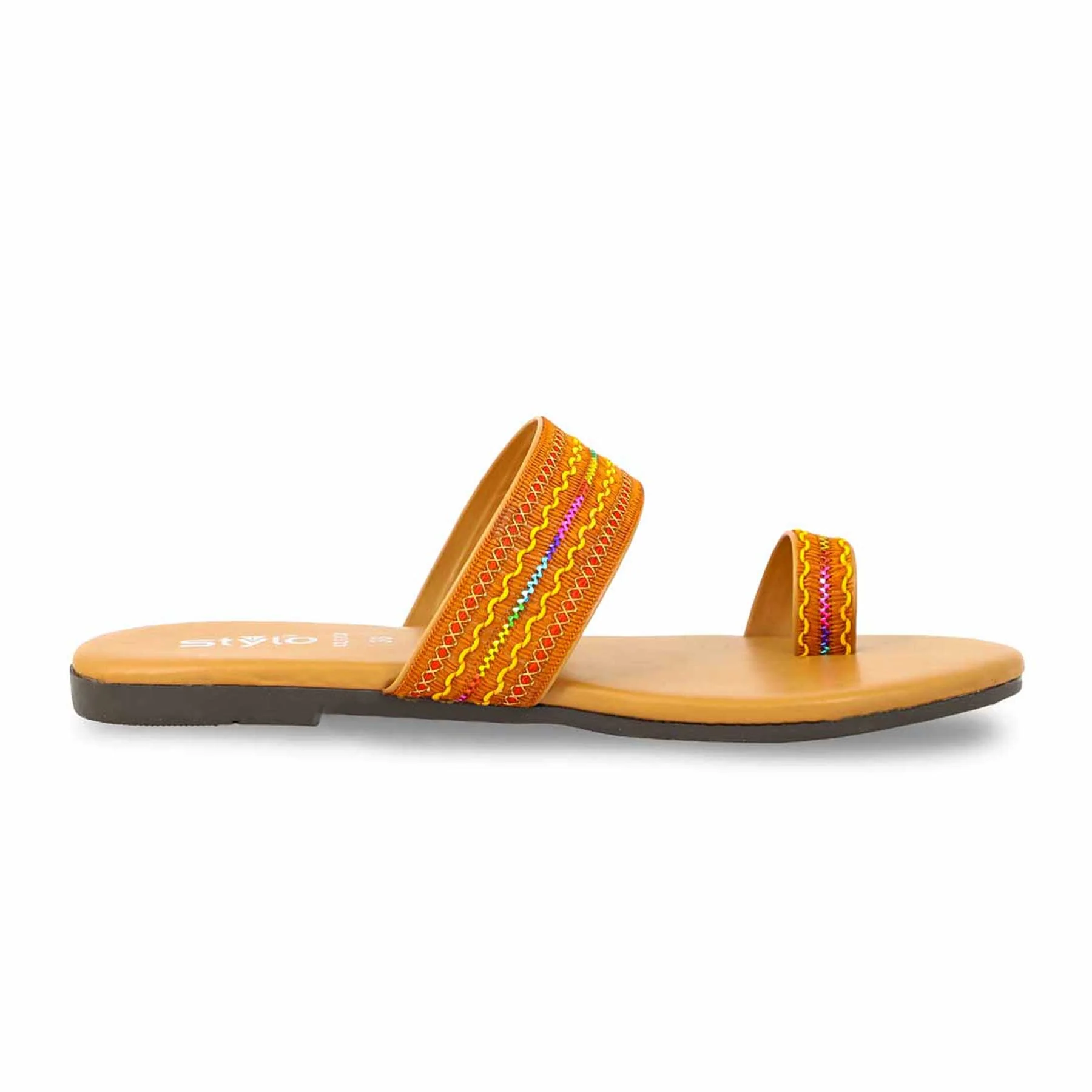 Mustard Casual Chappal CL1907 - Image 2