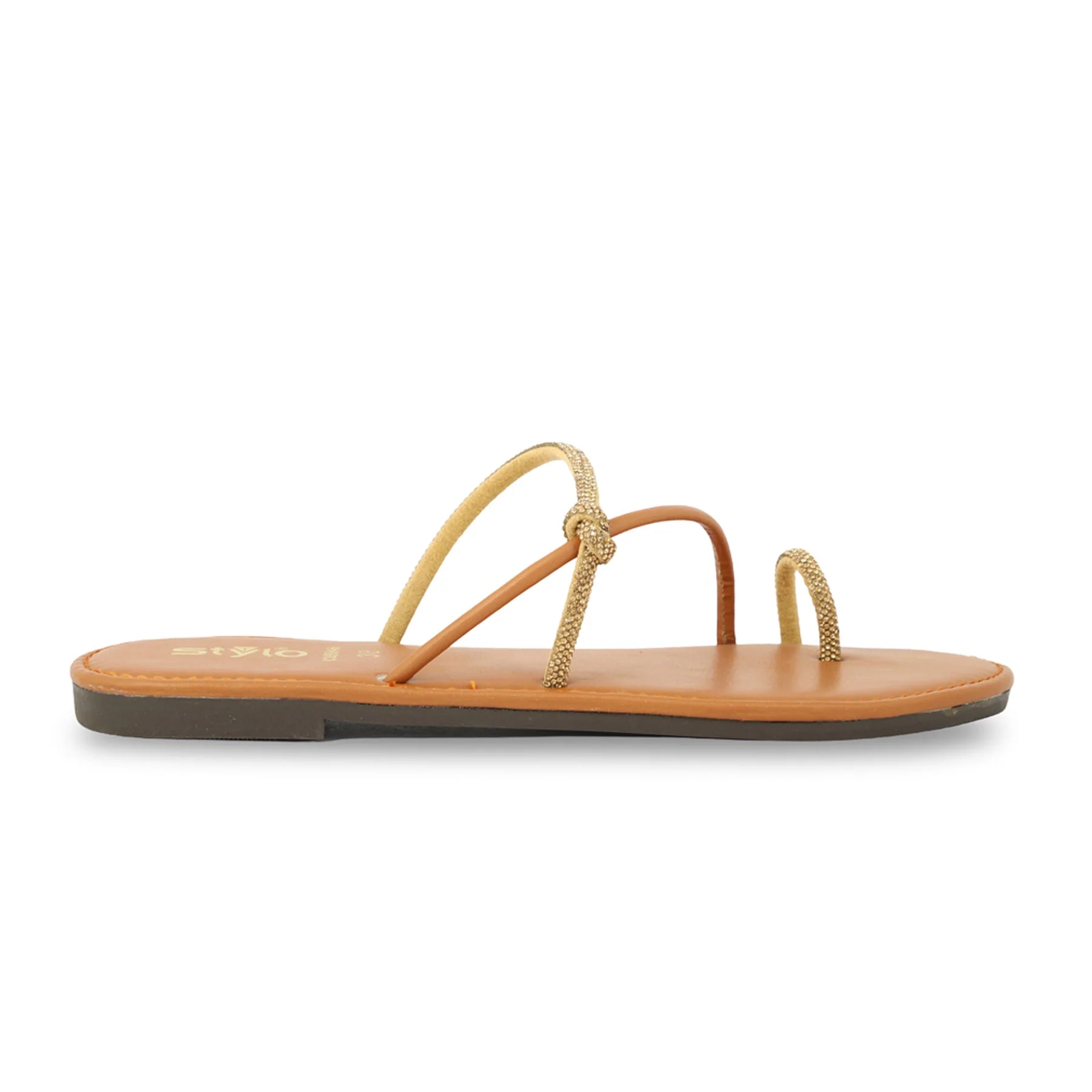 Mustard Casual Chappal CL1948 - Image 2