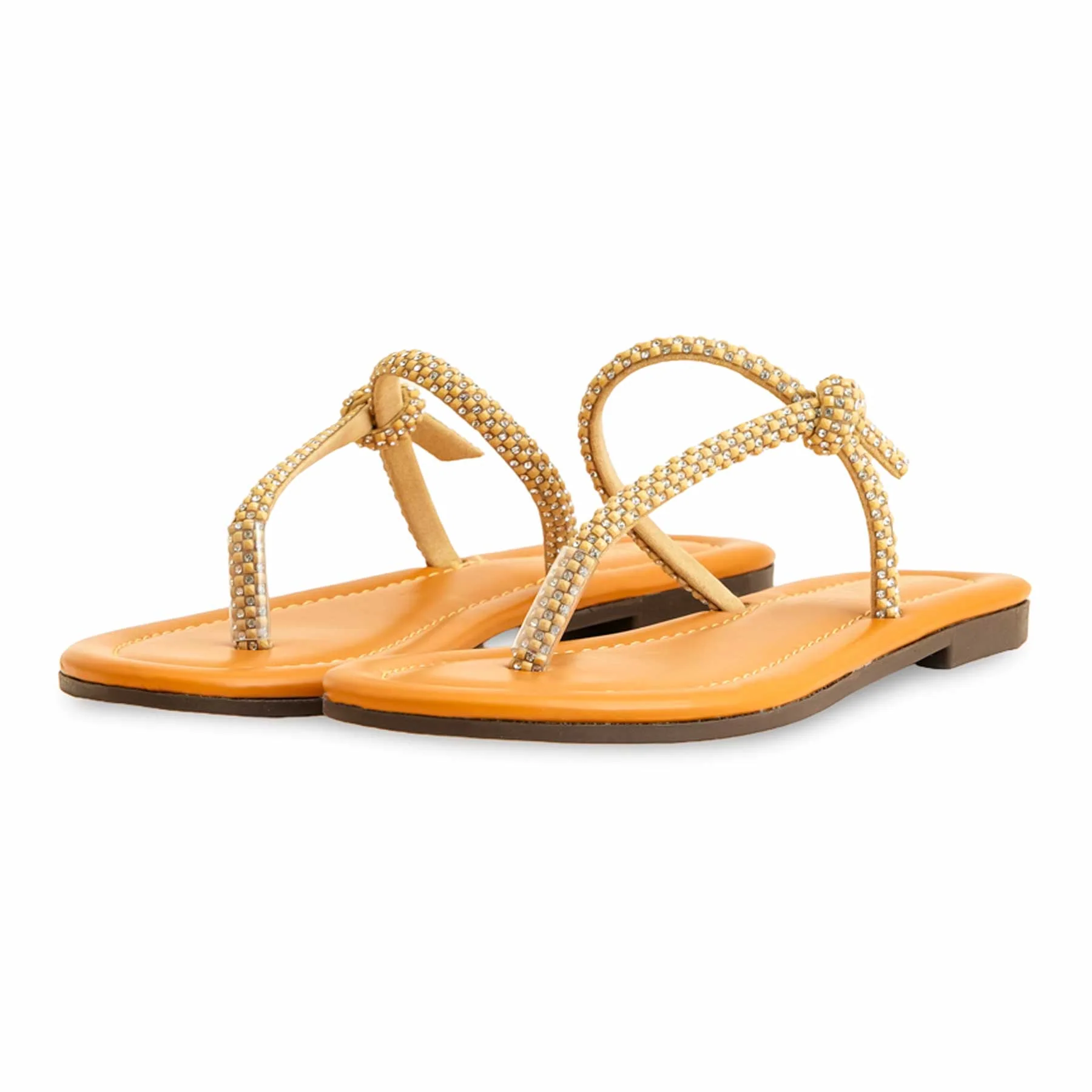 Mustard Casual Chappal CL1951 - Image 3
