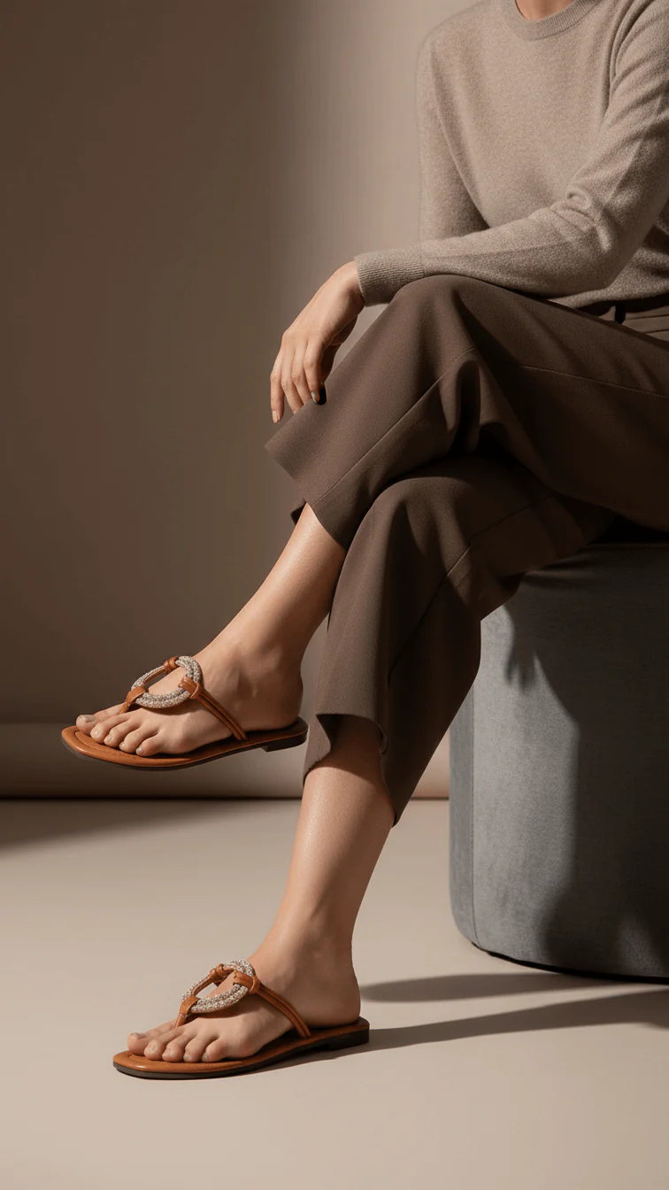 Mustard Casual Chappal For Ladies CL1919