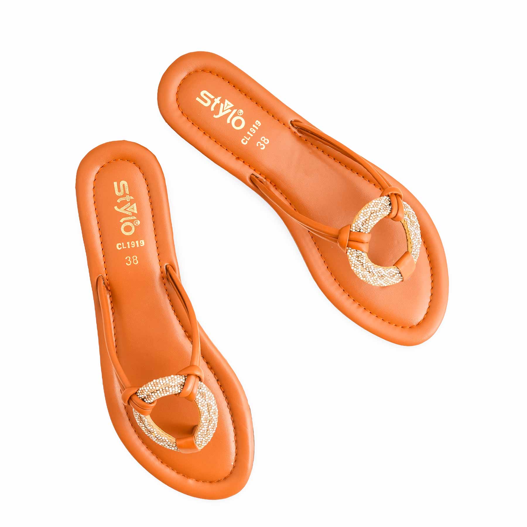 Mustard Casual Chappal For Ladies CL1919 - Image 5