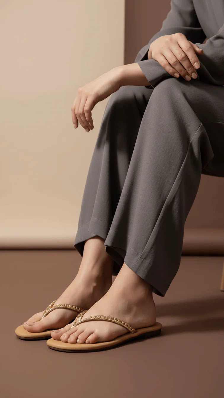 Mustard Casual Chappal For Women CL2119