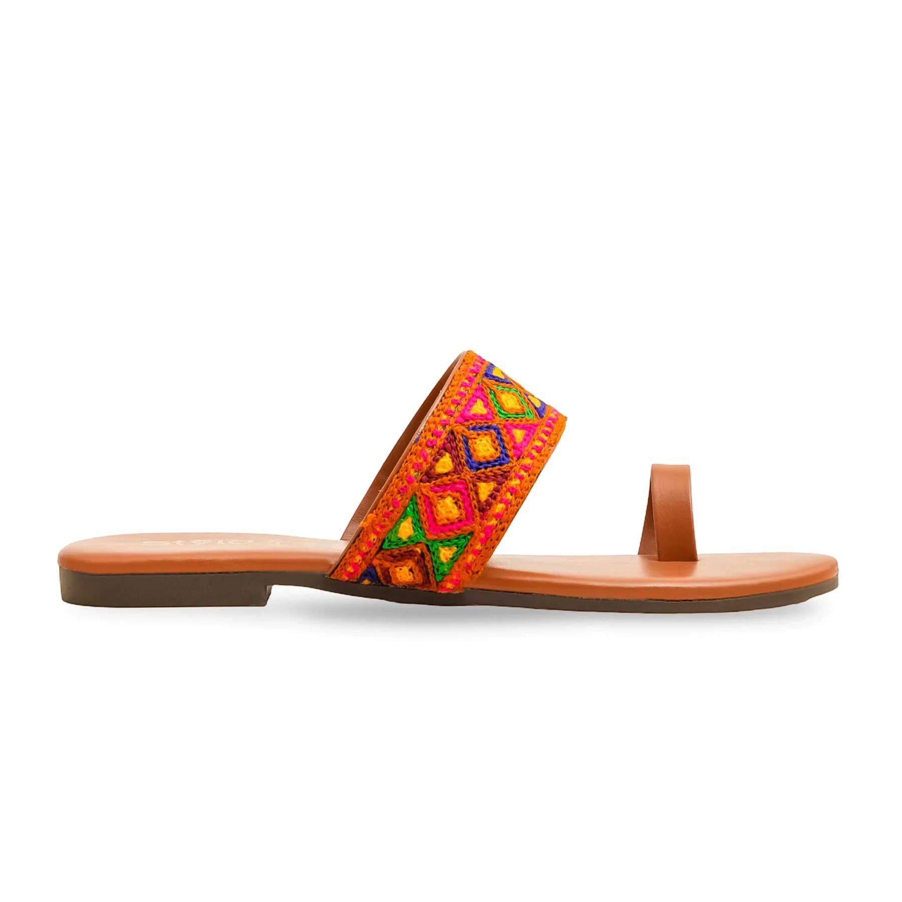 Mustard Casual Chappal For Women CL2134 - Image 2