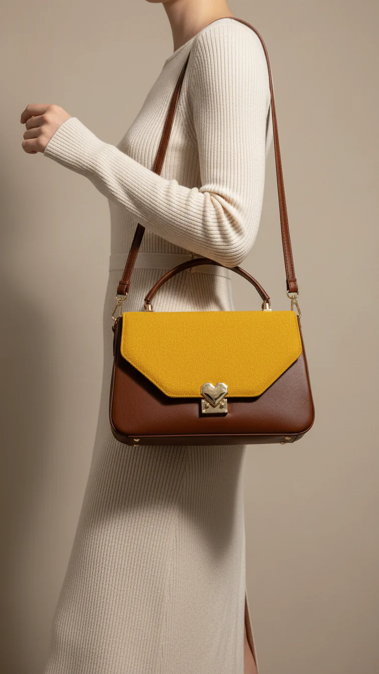 Mustard Casual Shoulder Bag For Women P55804