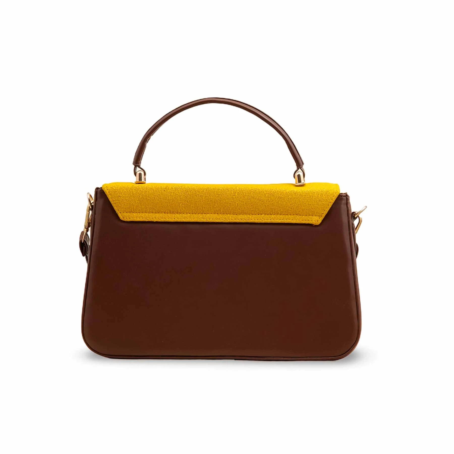 Mustard Casual Shoulder Bag For Women P55804 - Image 4
