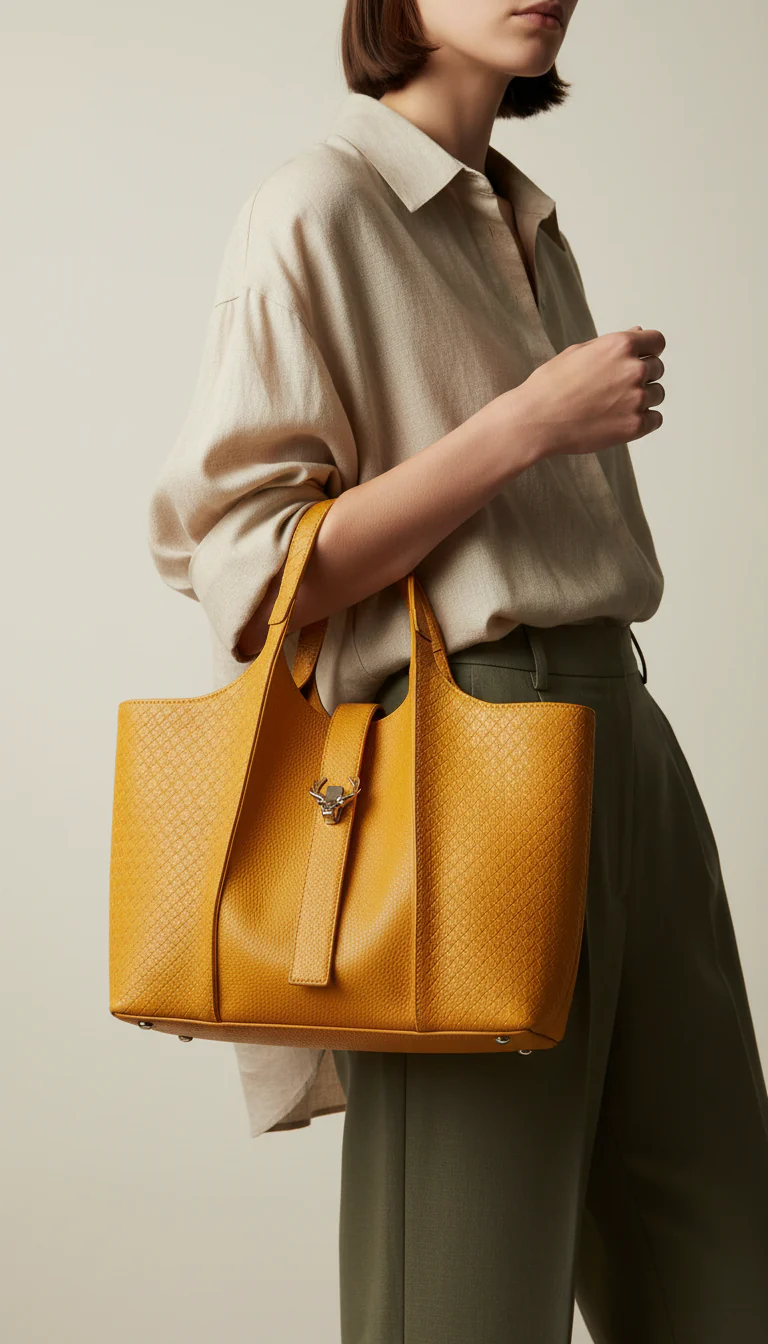 Mustard Casual Shoulder Bag For Women P55820