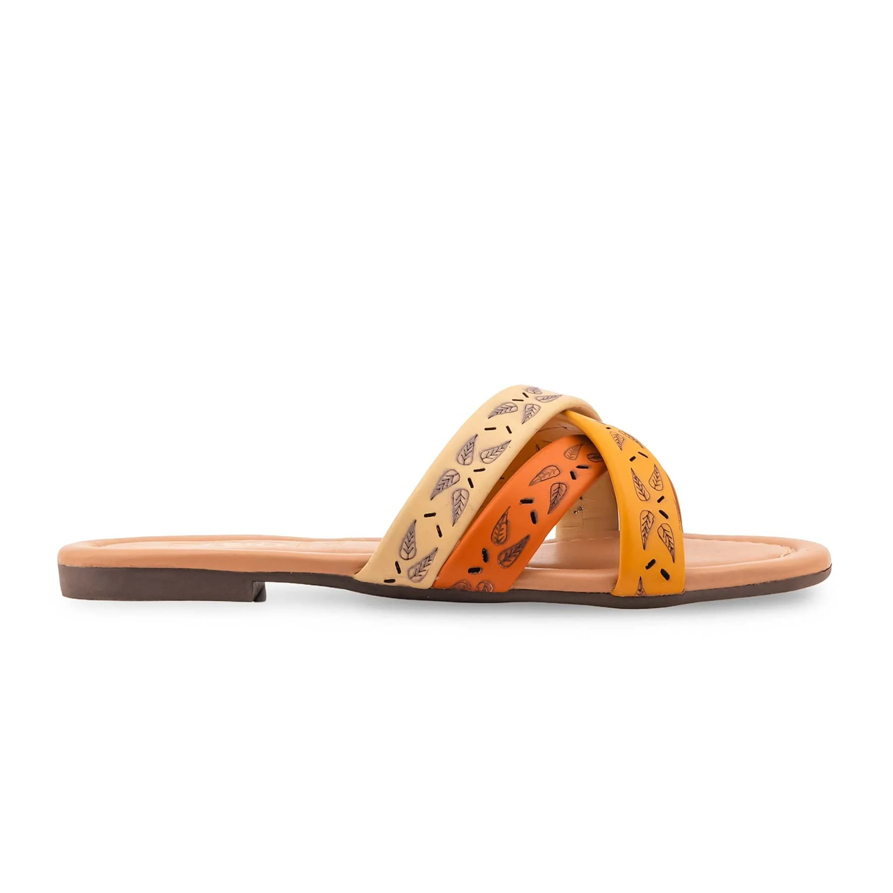Mustard Casual Slipper For Ladies CL2251 - Image 2