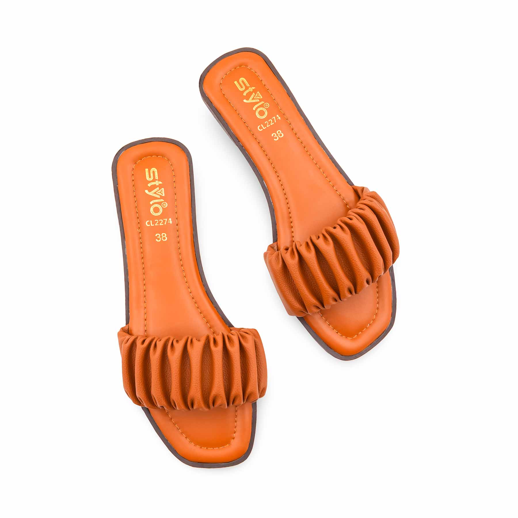 Mustard Casual Slipper For Ladies CL2274 - Image 5