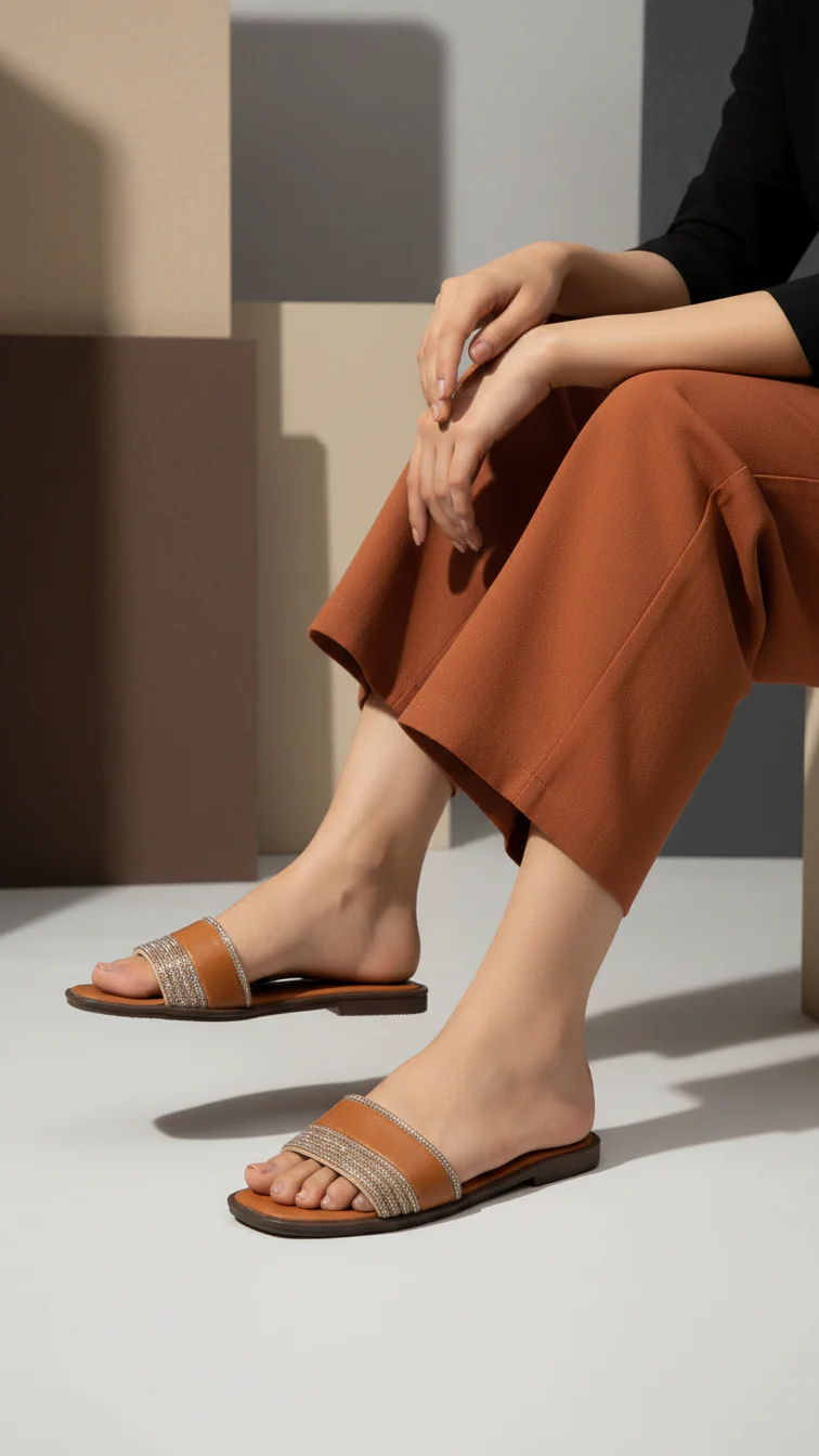 Mustard Casual Slipper For Women CL2169