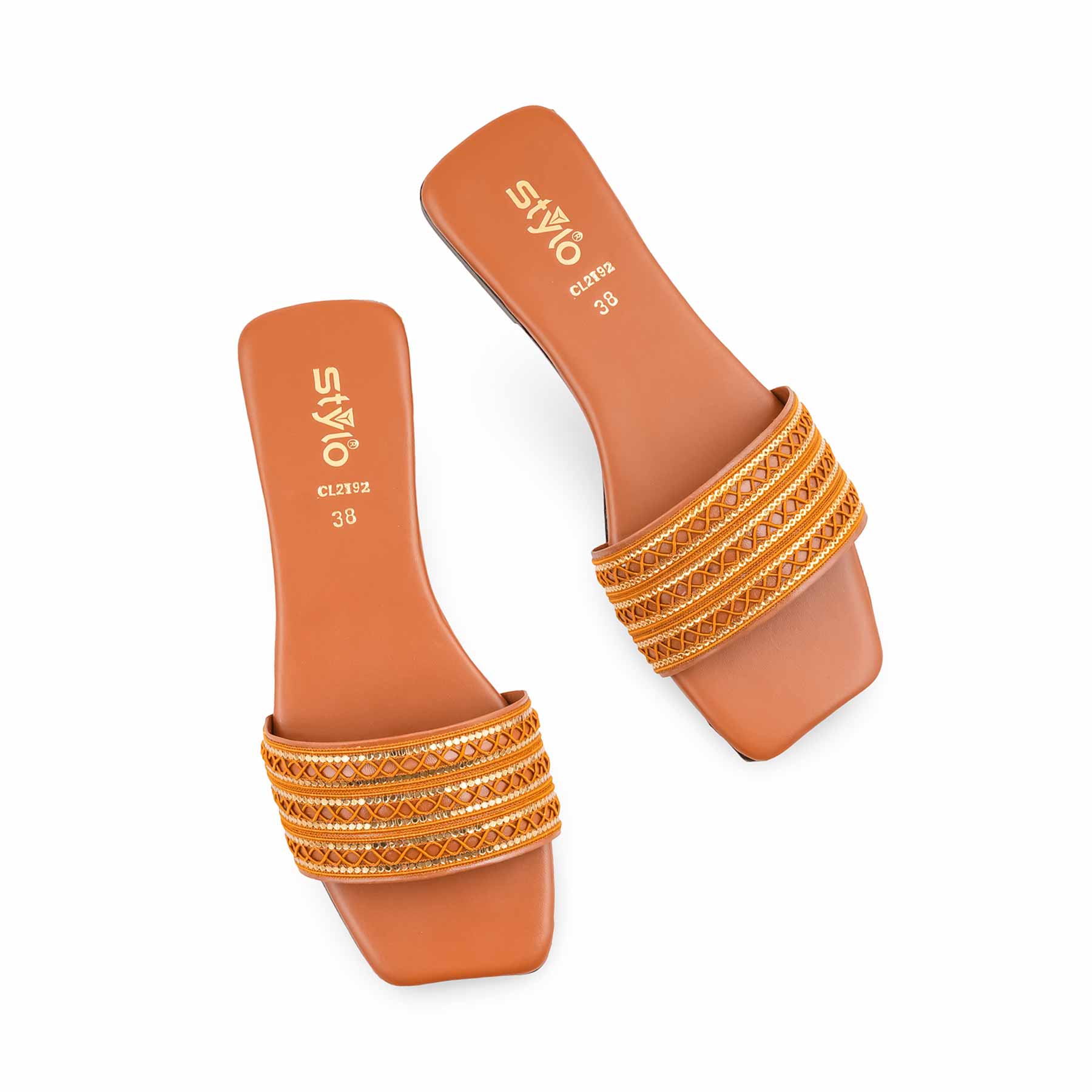 Mustard Casual Slipper For Women CL2192 - Image 5