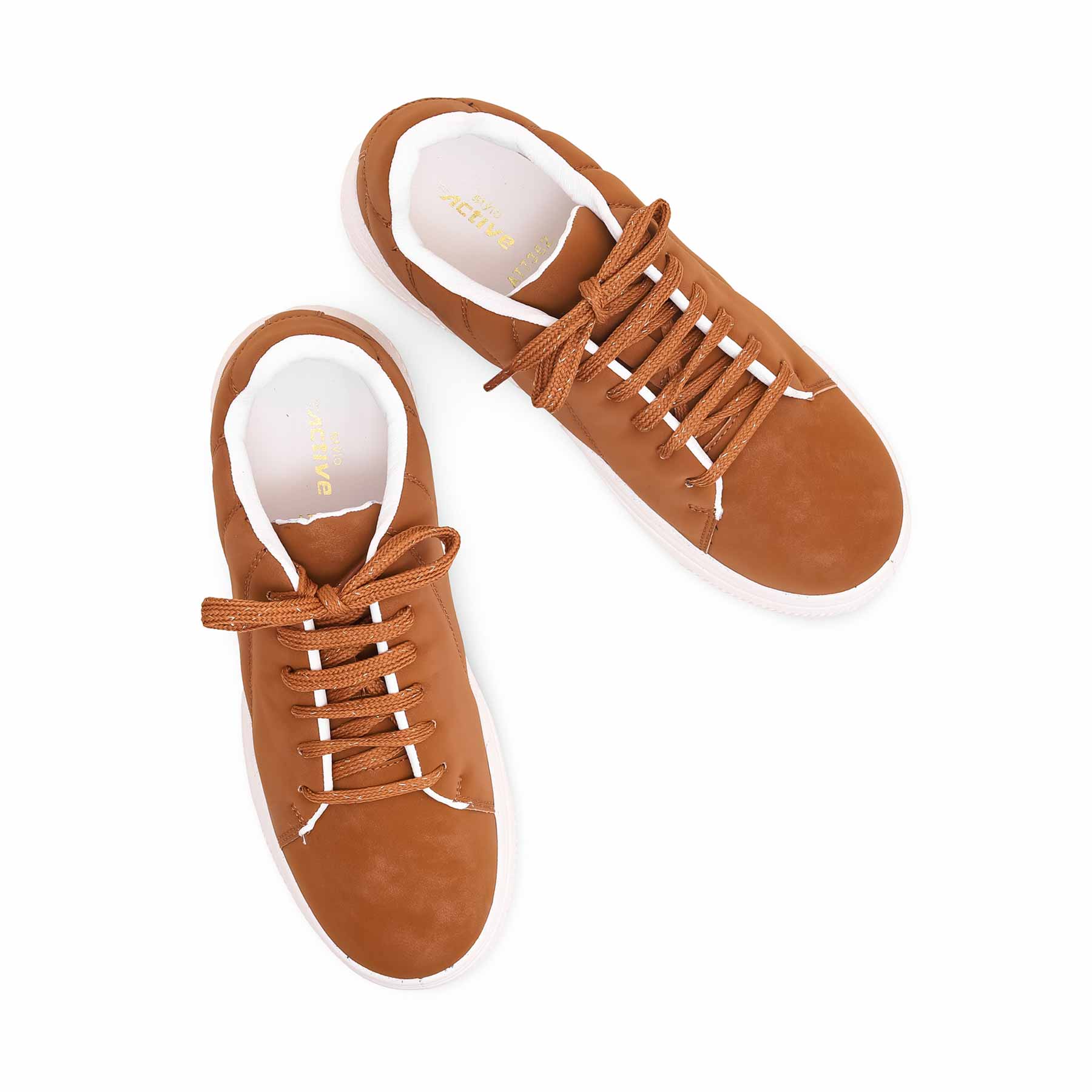Mustard Casual Sneaker For Women AT7362 - Image 5