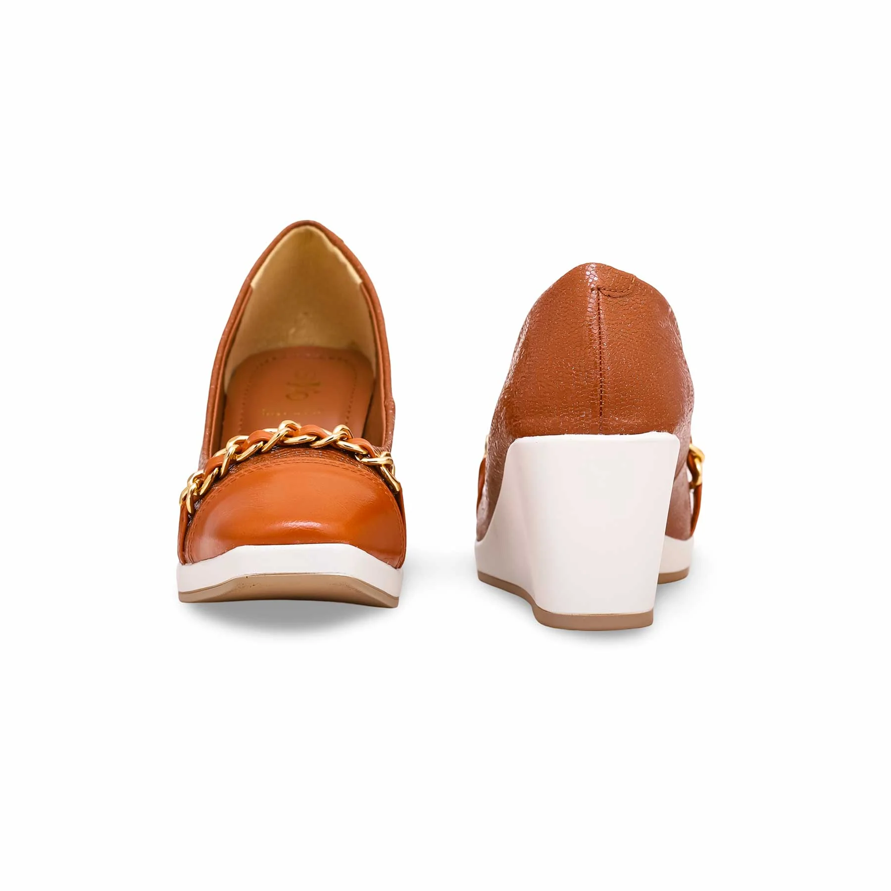 Mustard Court Shoes WN7379 - Image 3