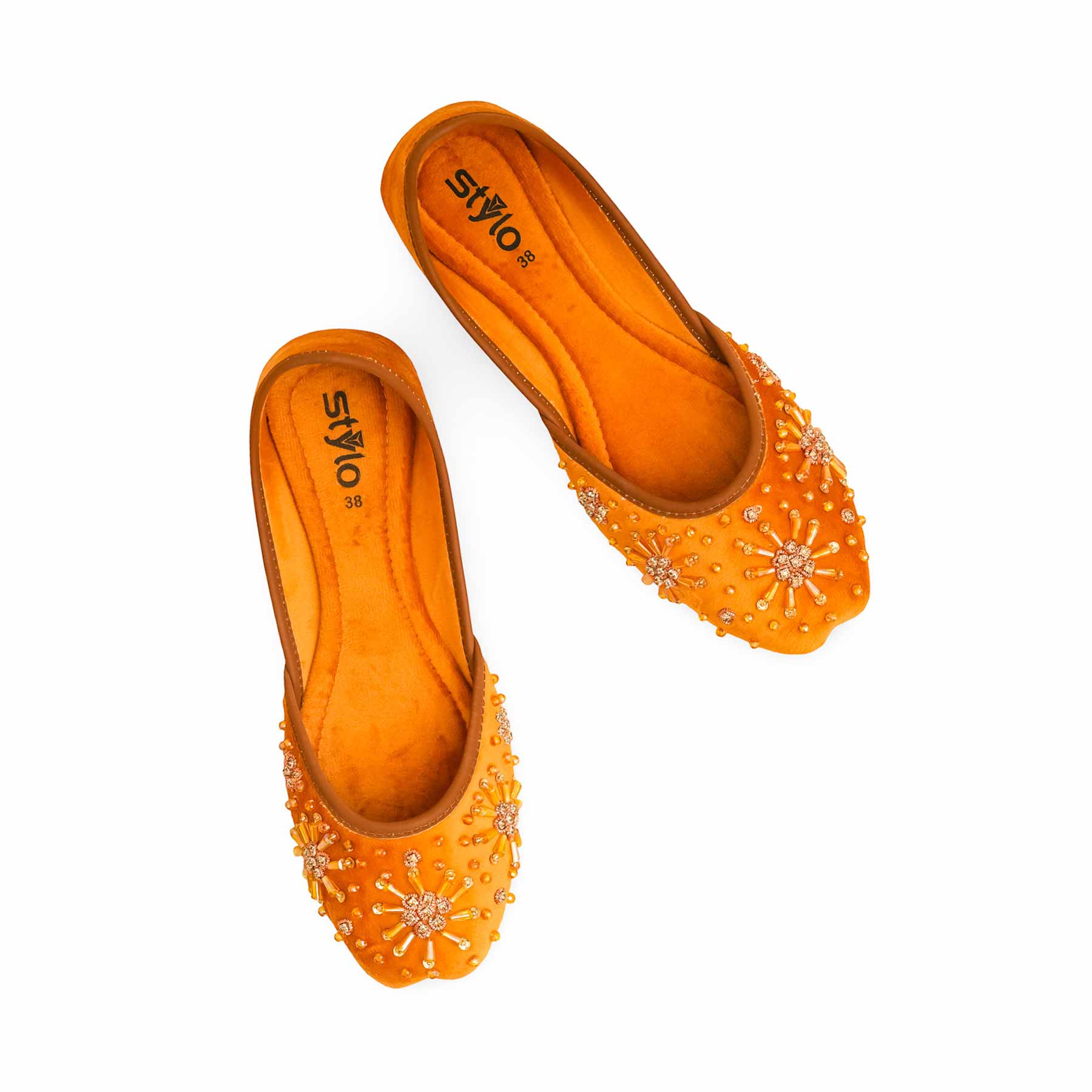 Mustard Fancy Khussa EC8582 - Image 5