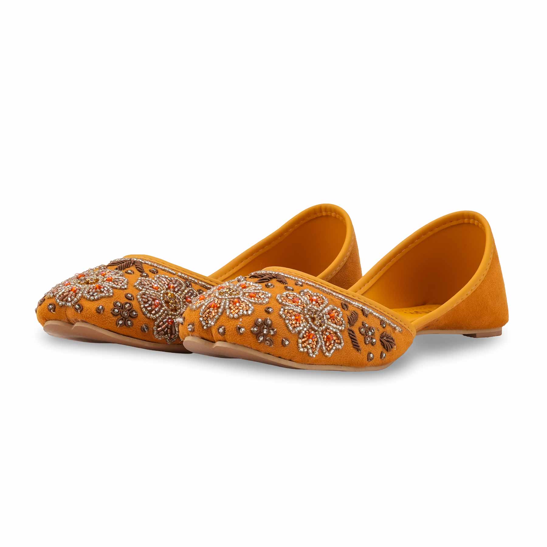 Mustard Fancy Women Khussa EC8607 - Image 4