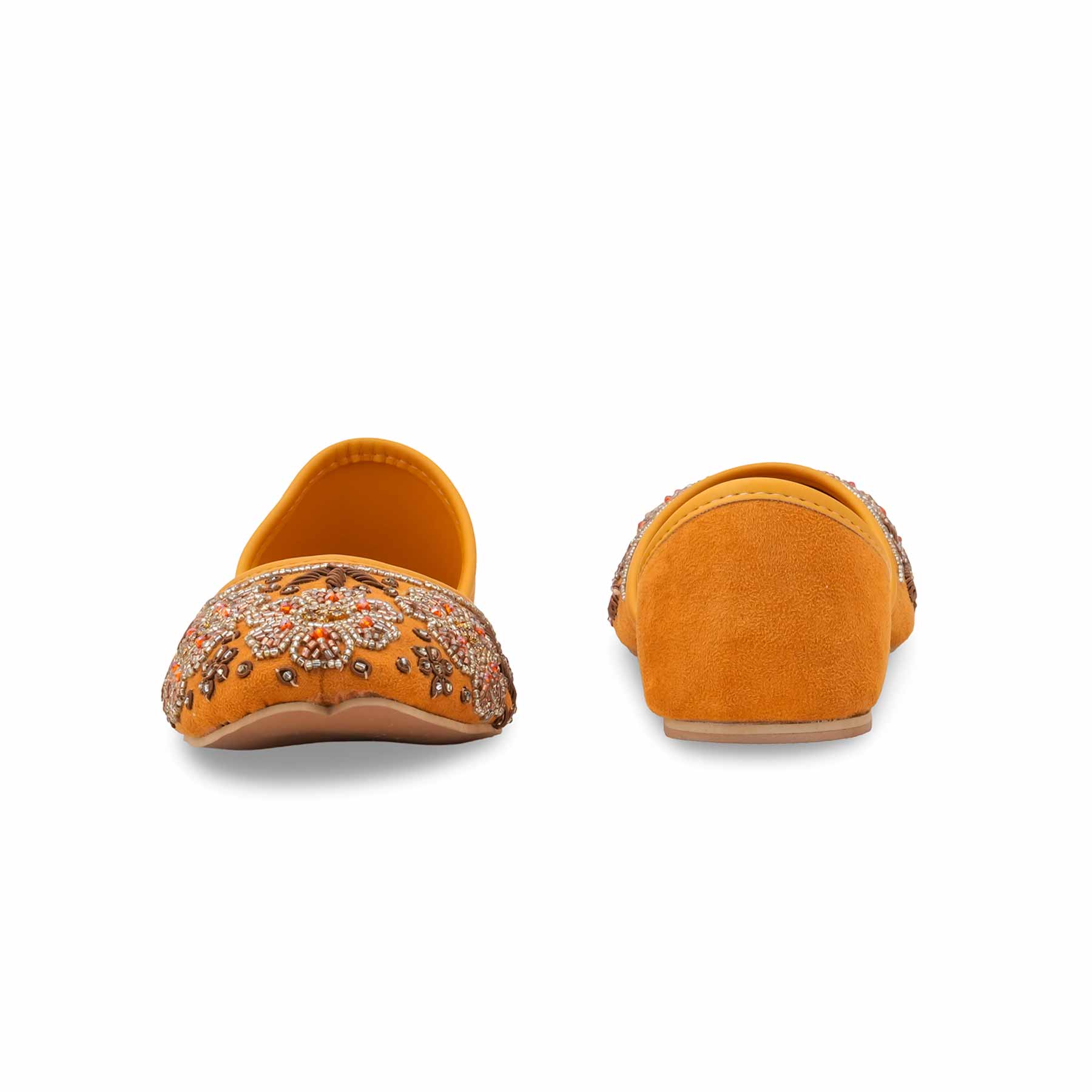 Mustard Fancy Women Khussa EC8607 - Image 5