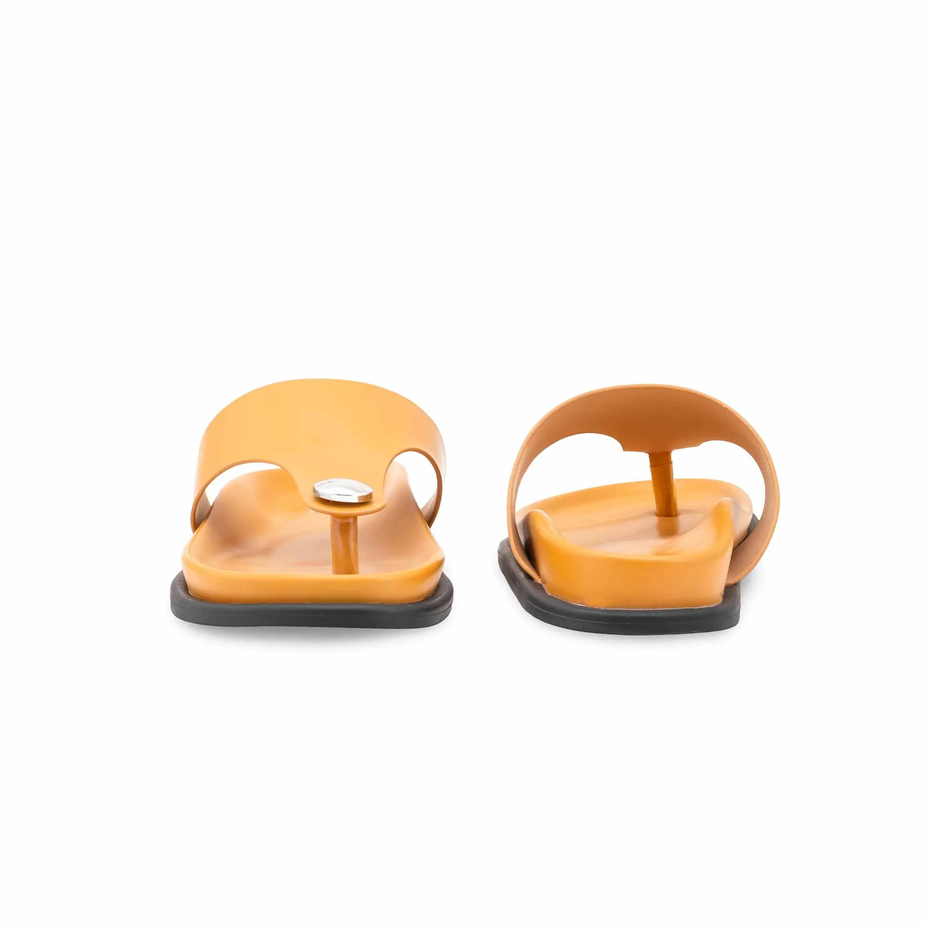 Mustard Formal Chappal For Women PU0701 - Image 4