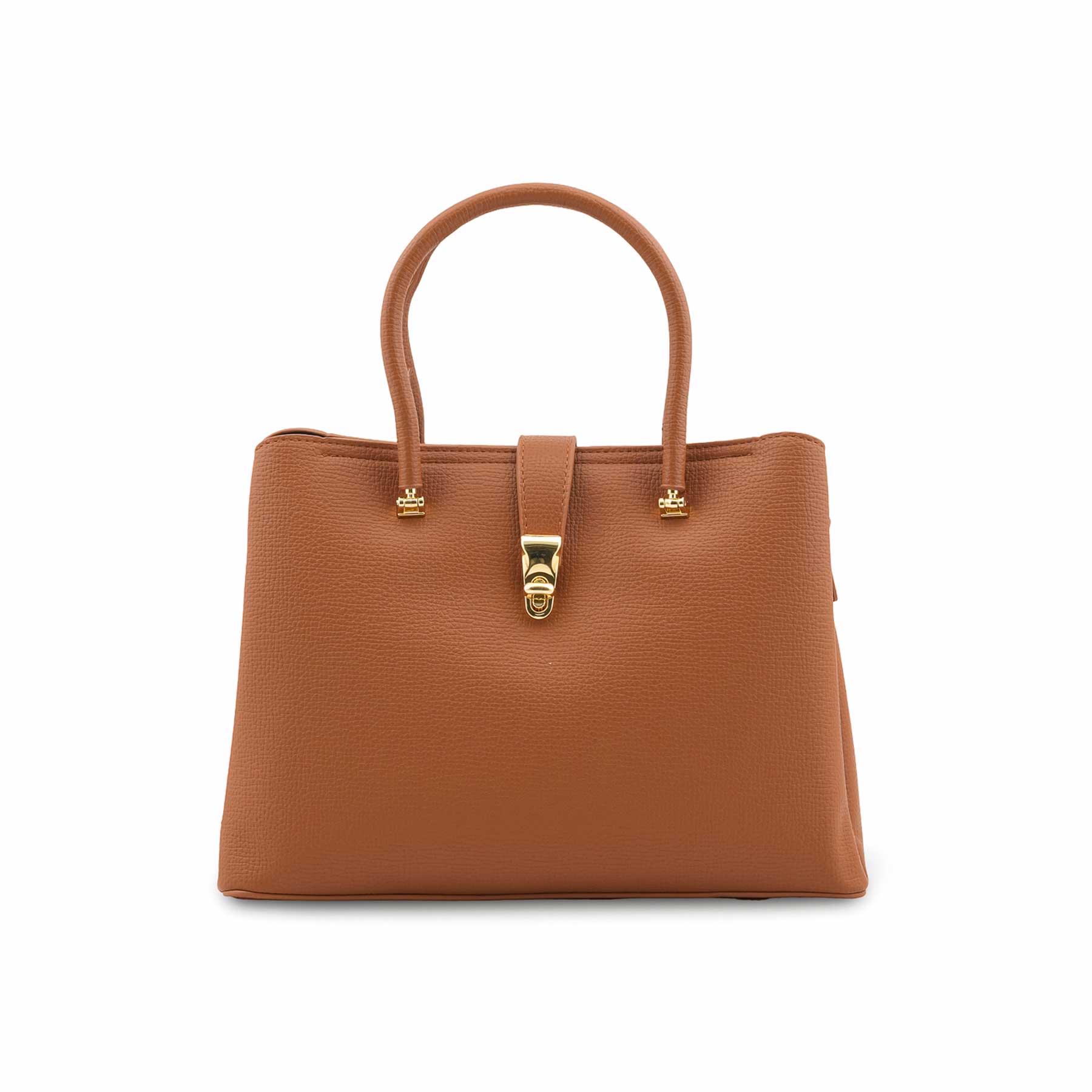 Mustard Formal Hand Bag For Ladies P36445 - Image 2